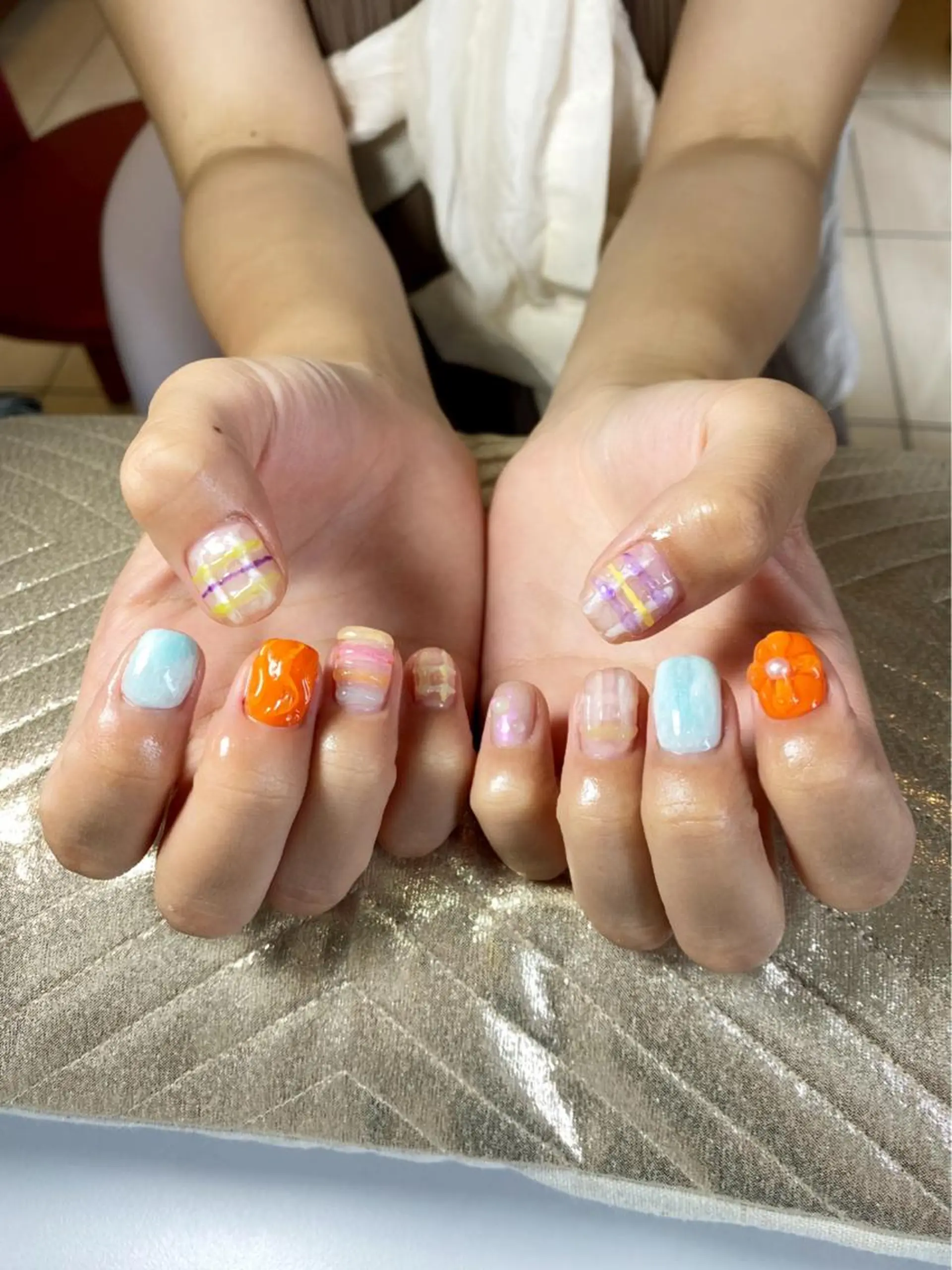 ネイル ジェルネイル パラジェル ハンドネイル 三原 裕紀のマツエク・マツパデザイン