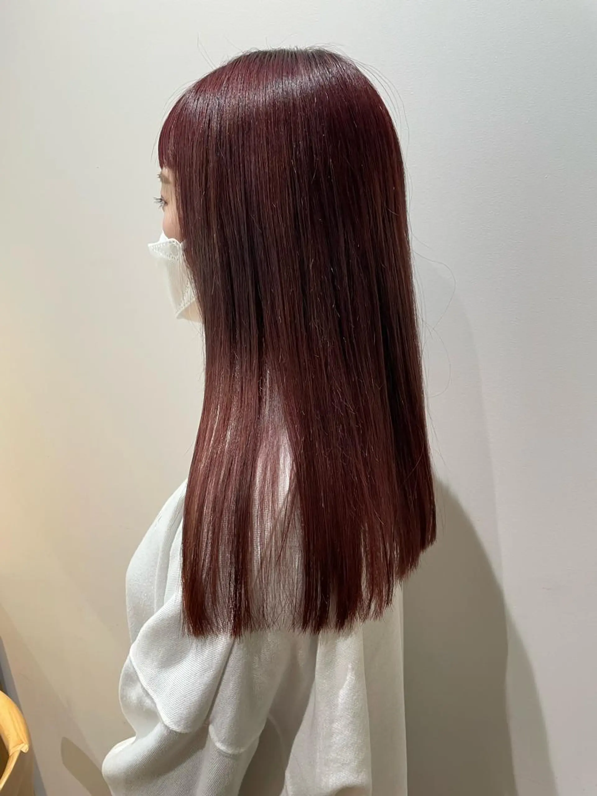 ロング カラー カット ヘアカラー トリートメント ヘッドスパ gotoday　shaire　saron所属・miu. ボブ/透け感カラーのヘアスタイル