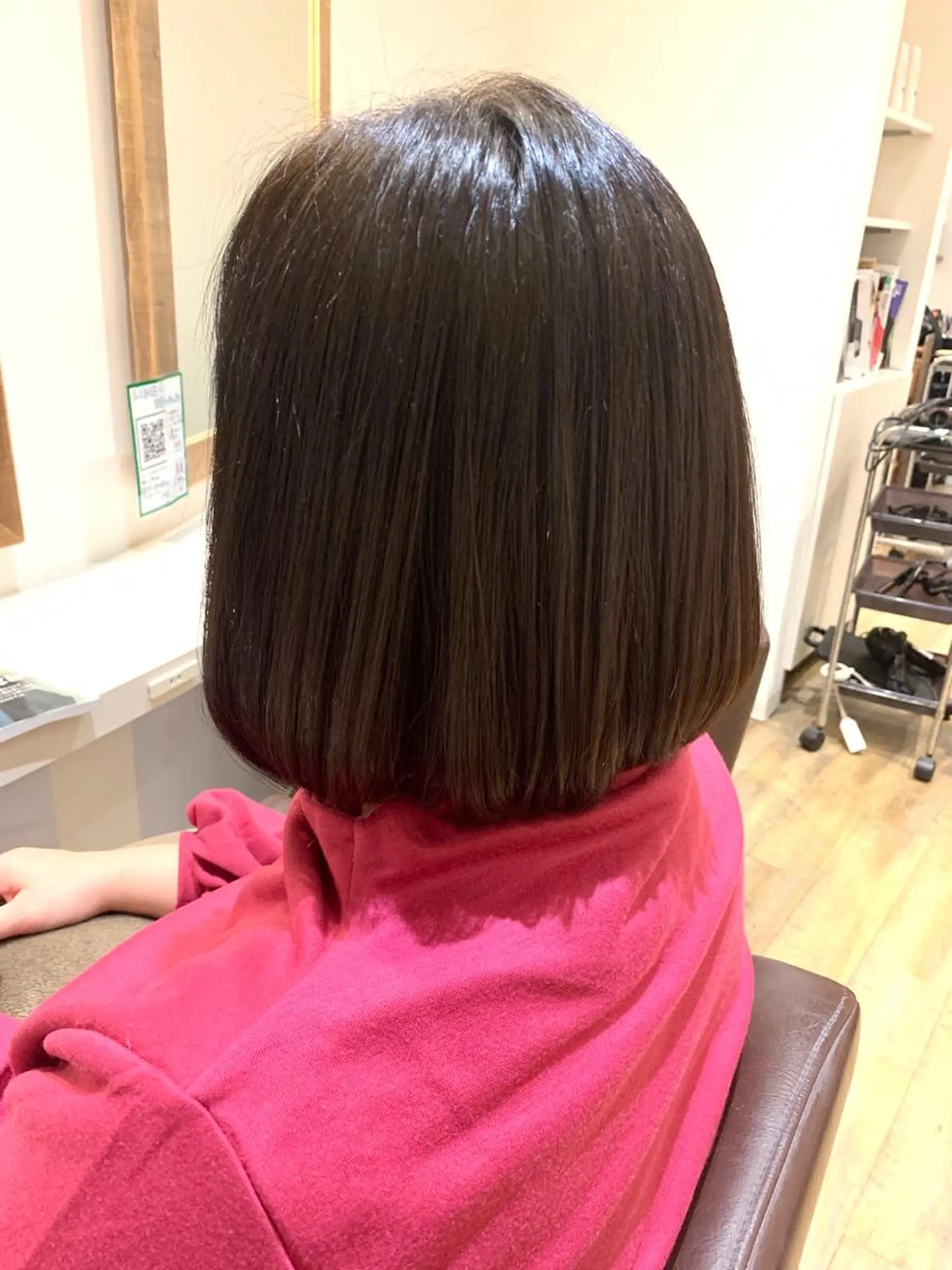 ミディアム 縮毛矯正 トリートメント 縮毛矯正 トリートメント ショート×カラー 🦊堀米早紀【荻窪】のヘアスタイル