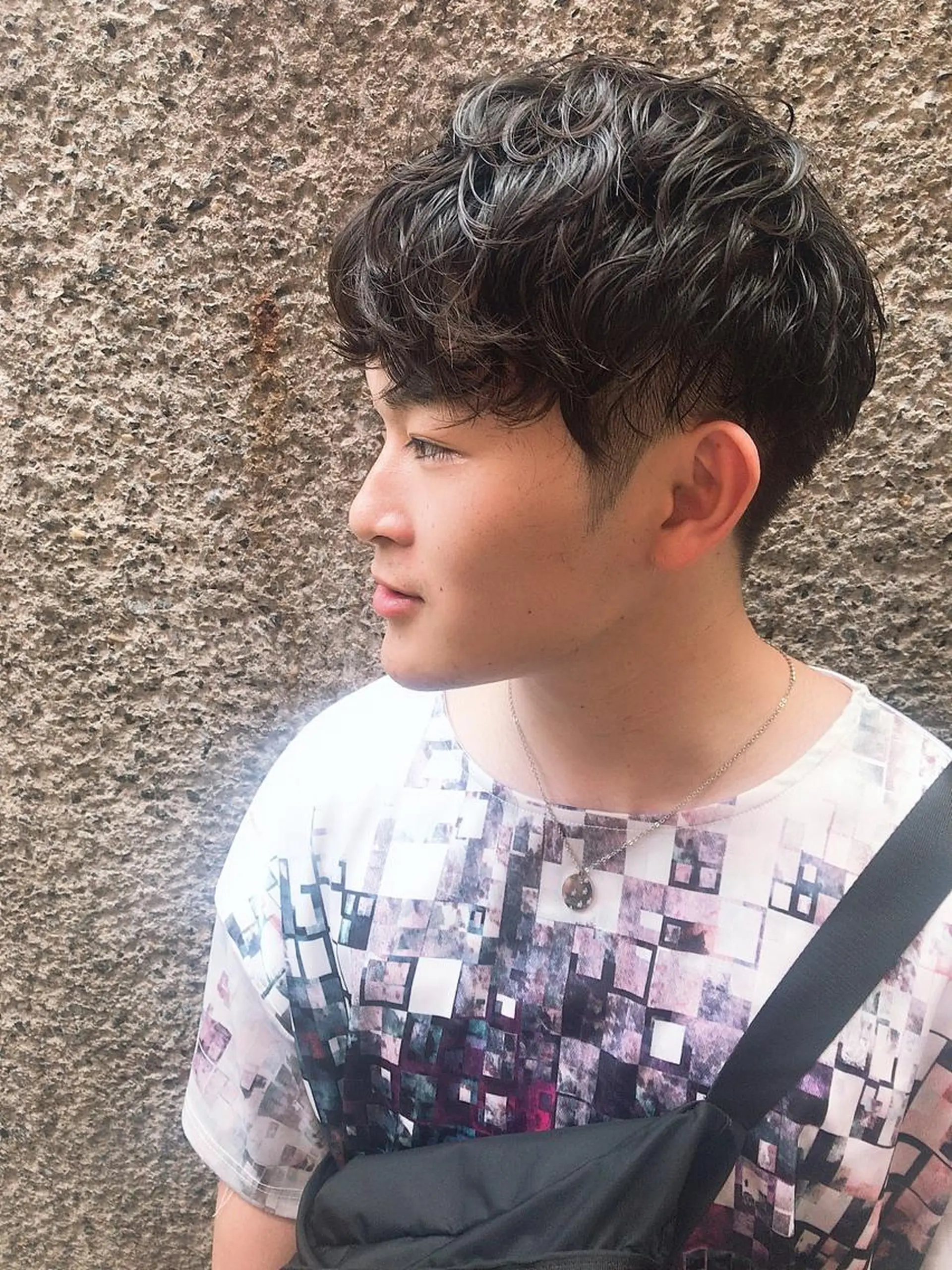 ショート カラー パーマ ヘアアレンジ メンズ メンズパーマ トリートメント カット パーマ CHIC share salon所属・ちこ .のヘアスタイル