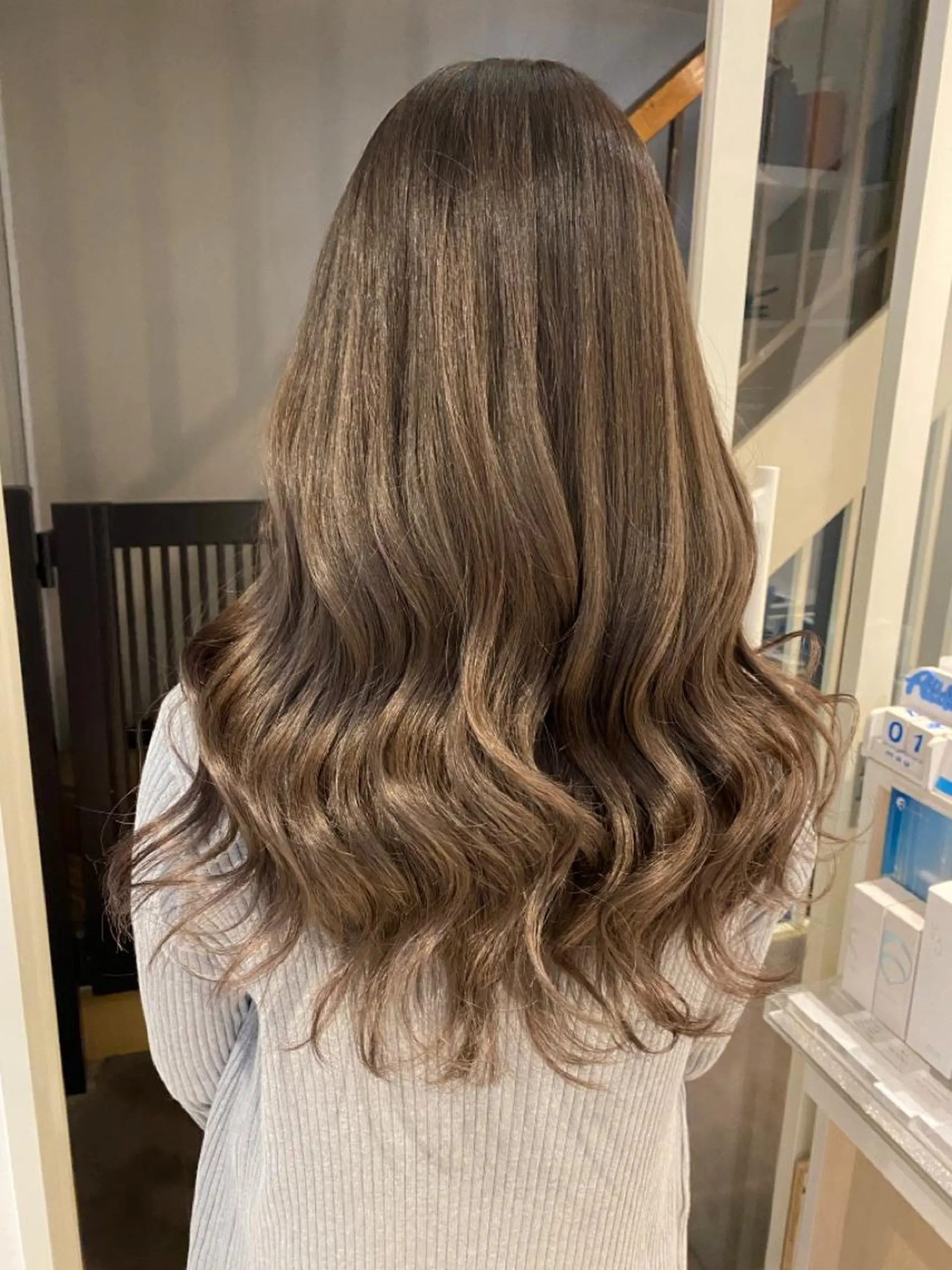 ロング カラー 🌈評価No.1🌈 艶髪カラー❌エクステのヘアスタイル