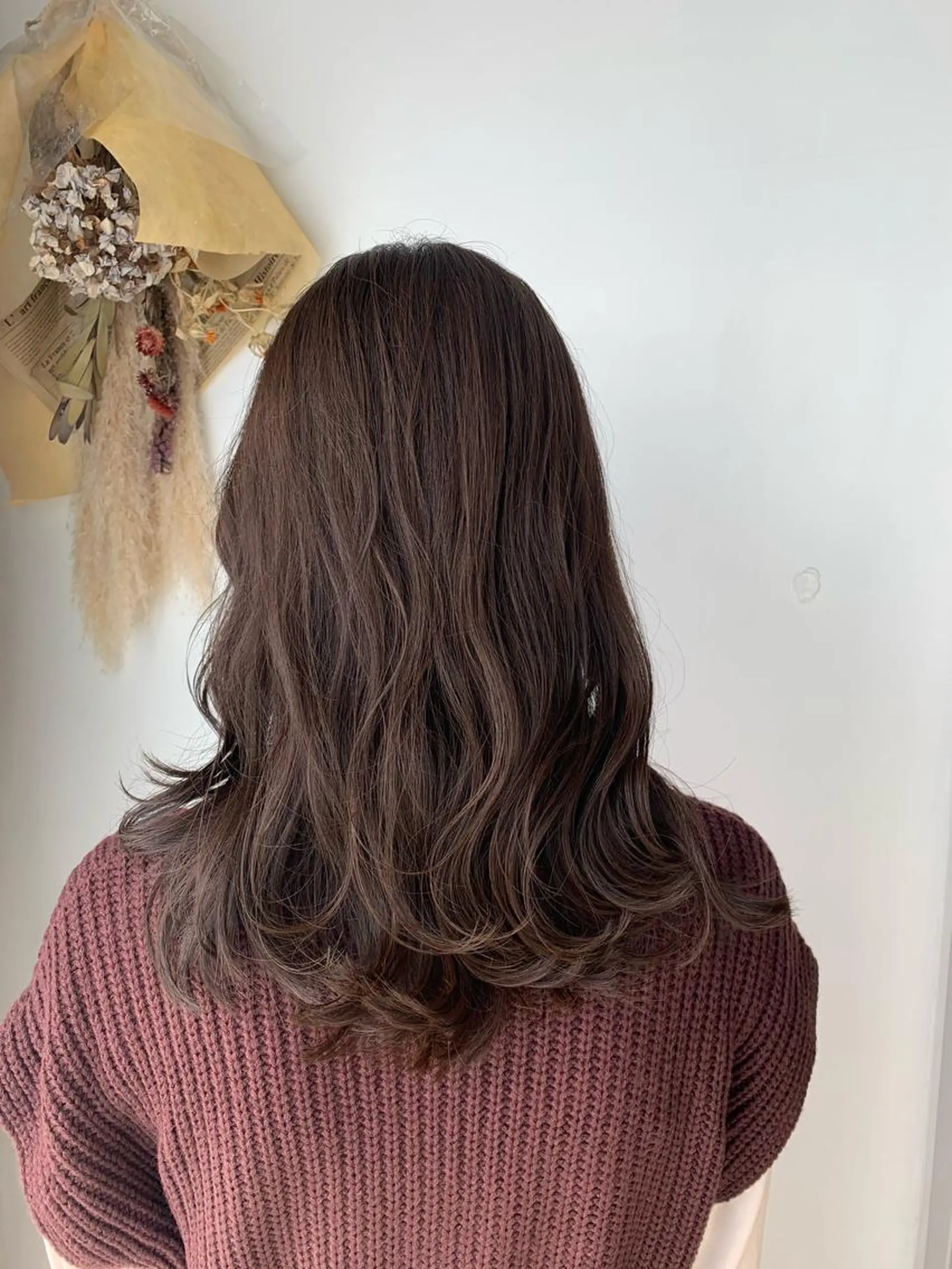 セミロング カラー MIA 菅原のヘアスタイル