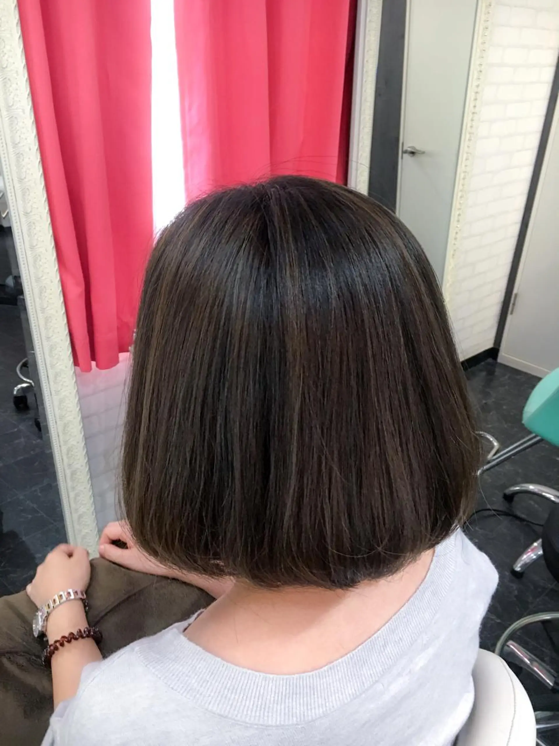 ミディアム カラー ハイライトカラー ハイライト Kimura Shinyaのヘアスタイル