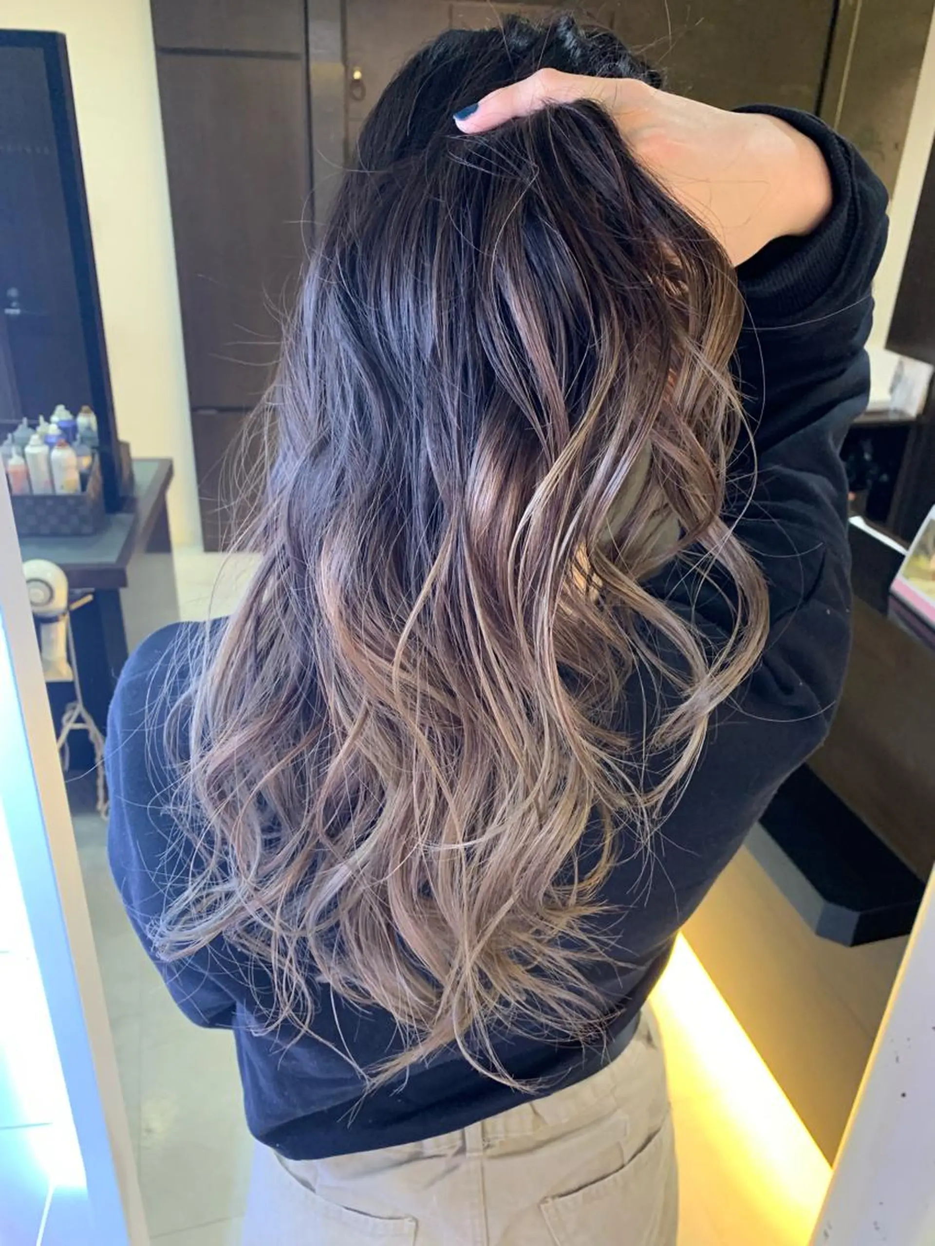 セミロング カラー ベージュカラー グラデーションカラー ✂️大門 巧✂️ LAFF難波店のヘアスタイル