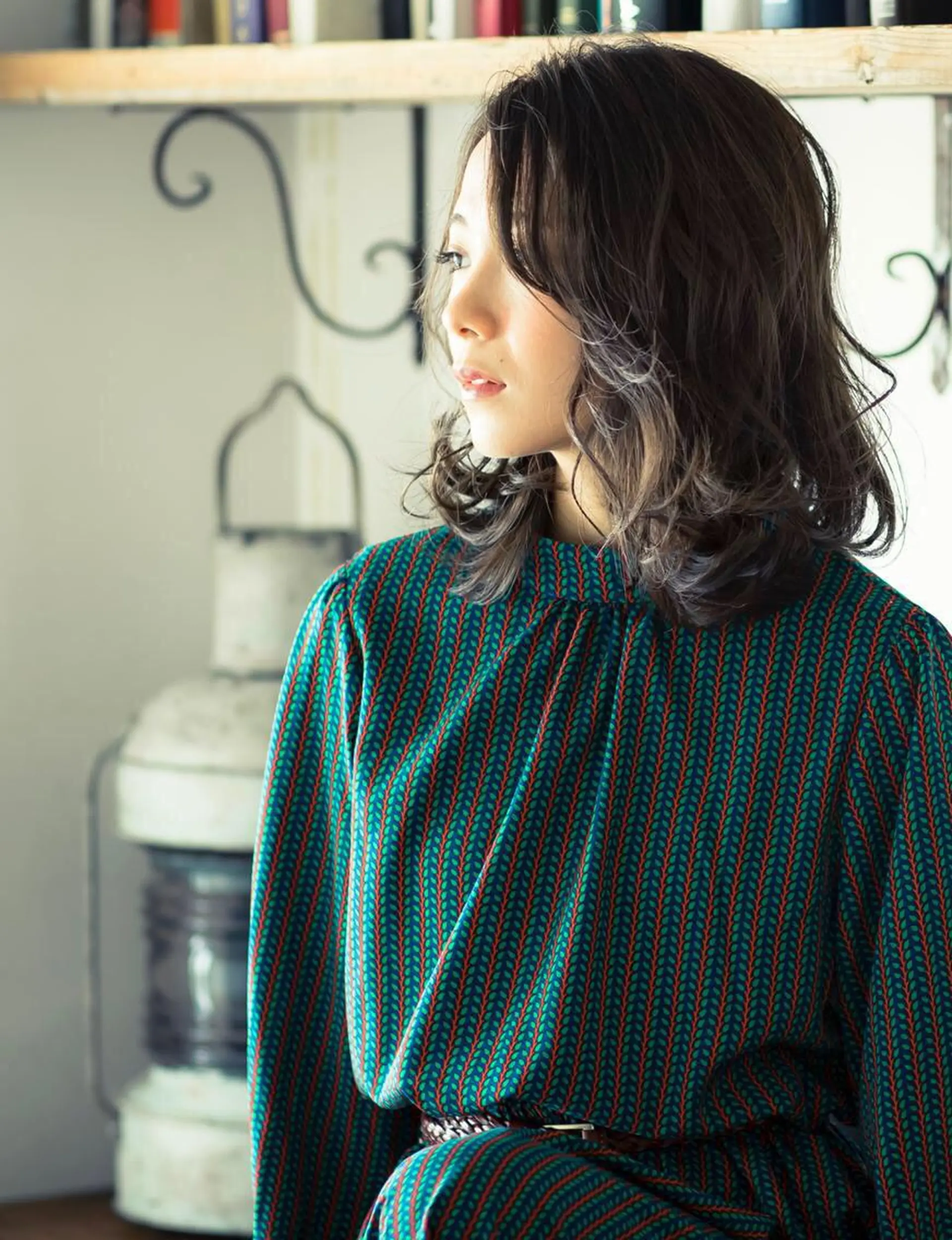 ロング カラー パーマ 近藤千翔🩵 髪質改善Periodのエステ・リラクイメージ