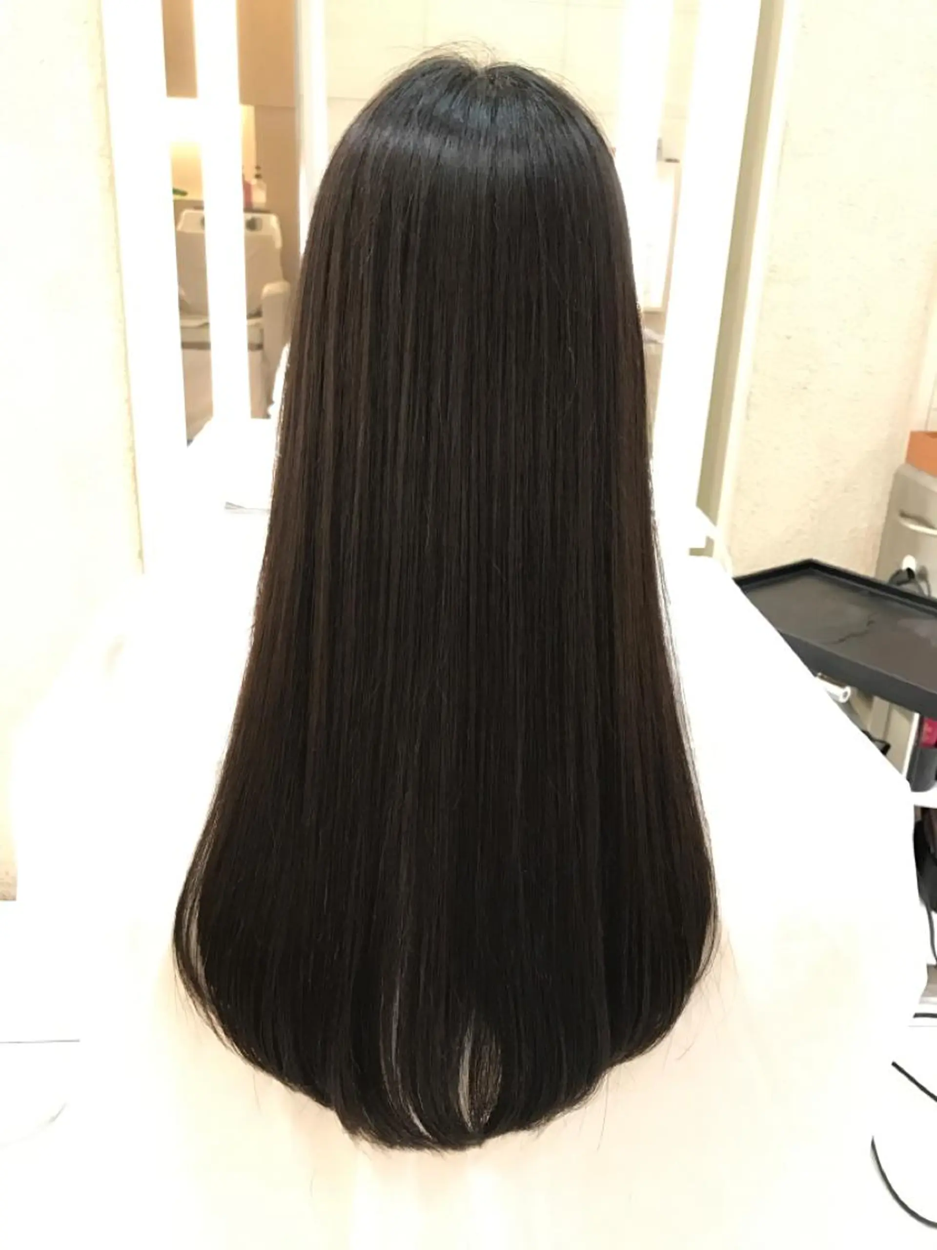 ロング カット 縮毛矯正 💎小顔前髪& 髪質改善💎片桐のヘアスタイル