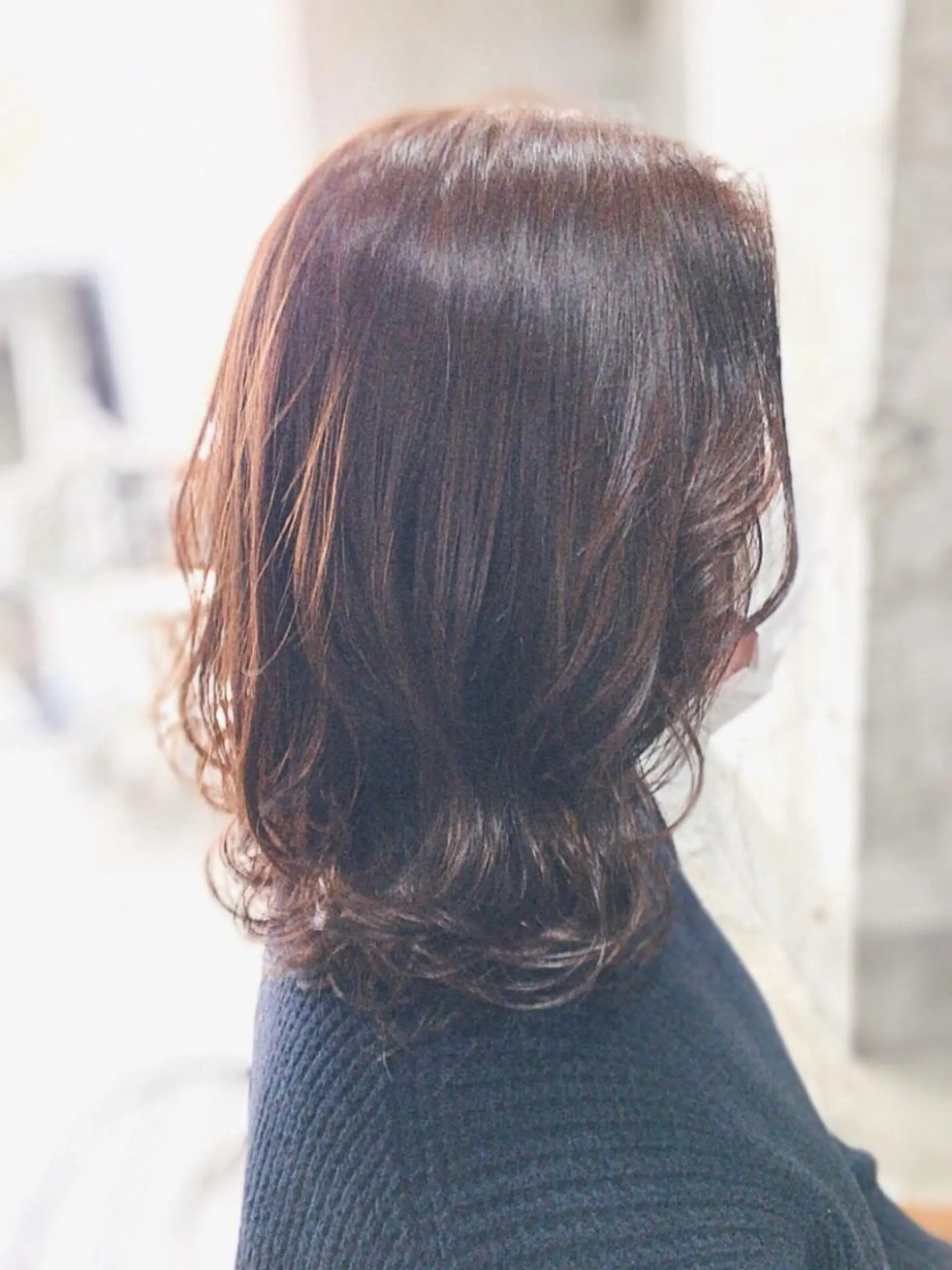 ミディアム カラー ブラウンカラー ピンクカラー ピンクブラウン hair deep /田口貴也のヘアスタイル