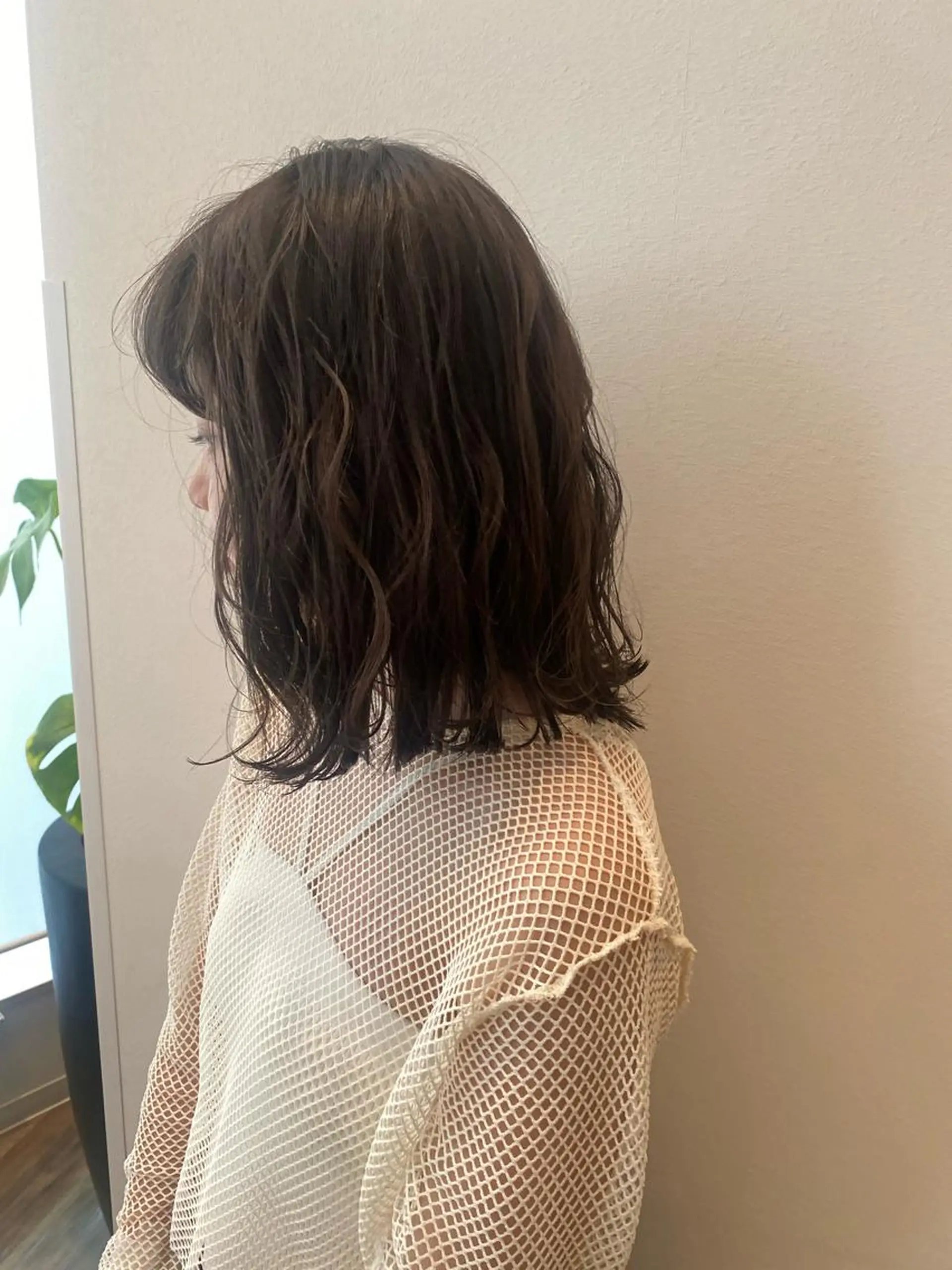 セミロング 透明感カラー k-twoういのヘアスタイル