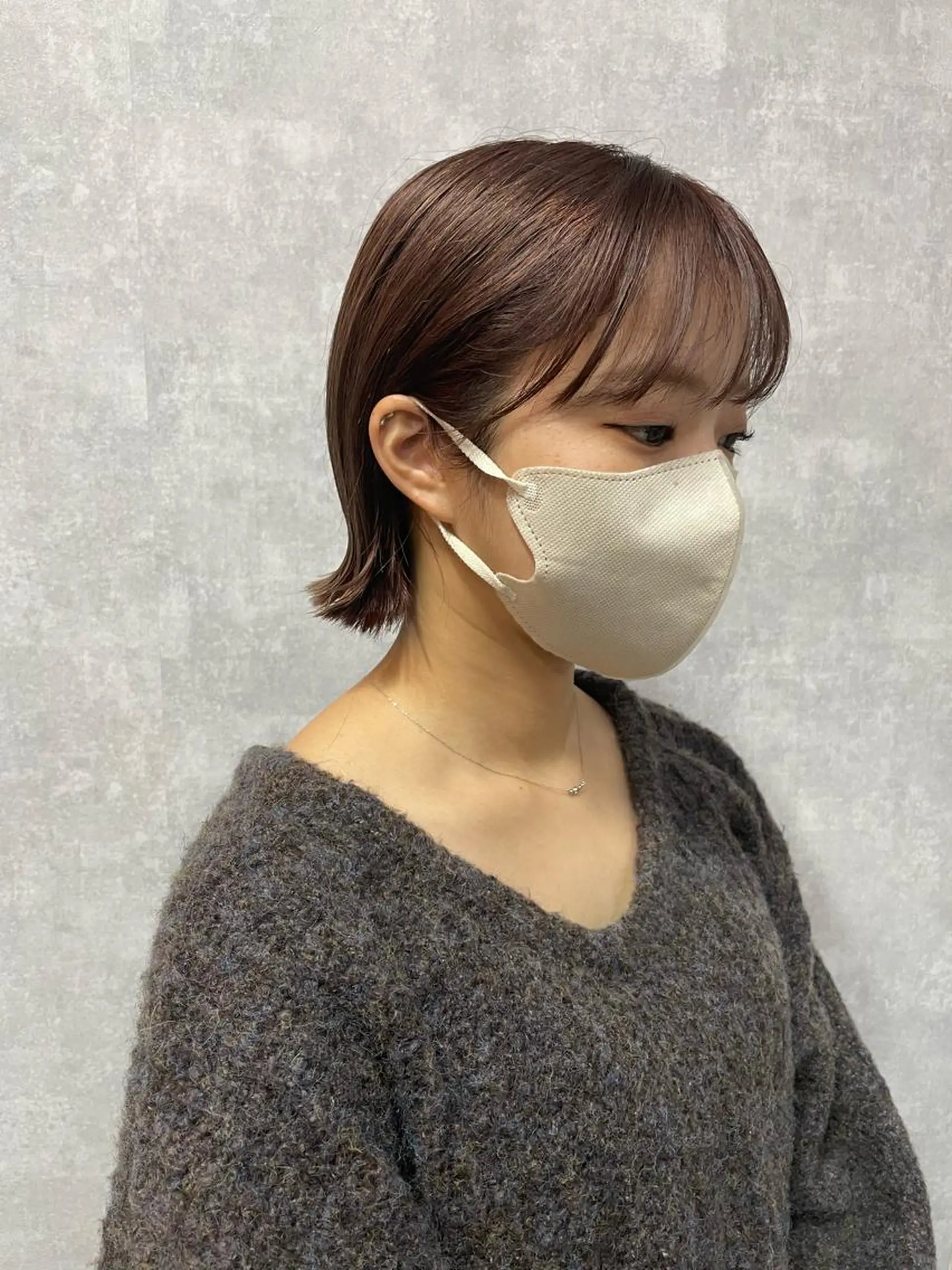 ショート 切りっぱなしボブ ショートボブ ハンサムショート 丸みショート アッシュ カット ヘアカラー トリートメント C’LD hair  produce /シールドヘア所属・モテ髪/ボブ/ショー ト/アダチフウトのヘアスタイル