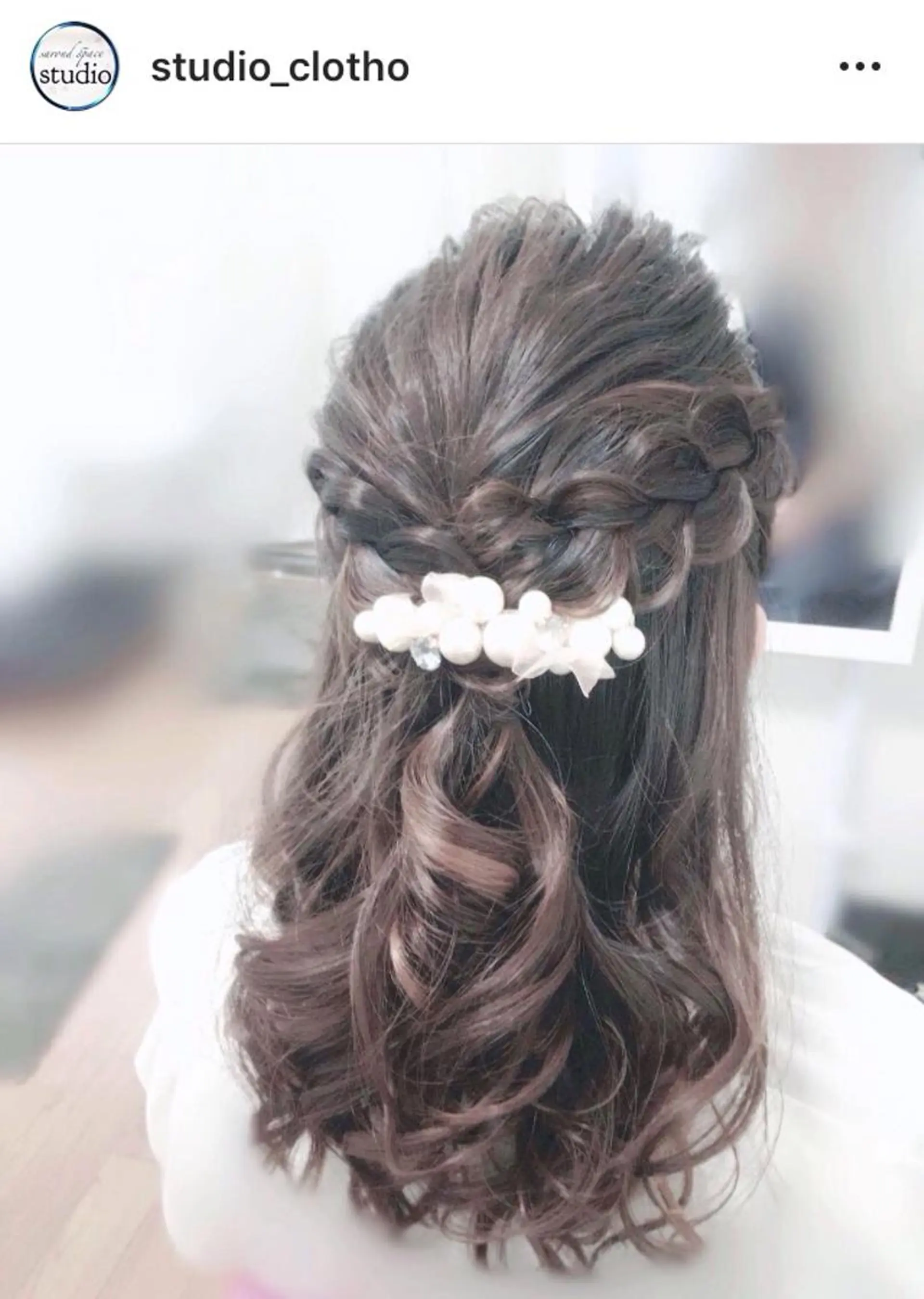 ヘアアレンジ ハーフアップ 着物ヘア 結婚式・ブライダル 京都.祇園セットサロン:スタジオ ヒロ【Studio hiro】所属・ヒロ(hiro) •スタジオヒロのヘアスタイル