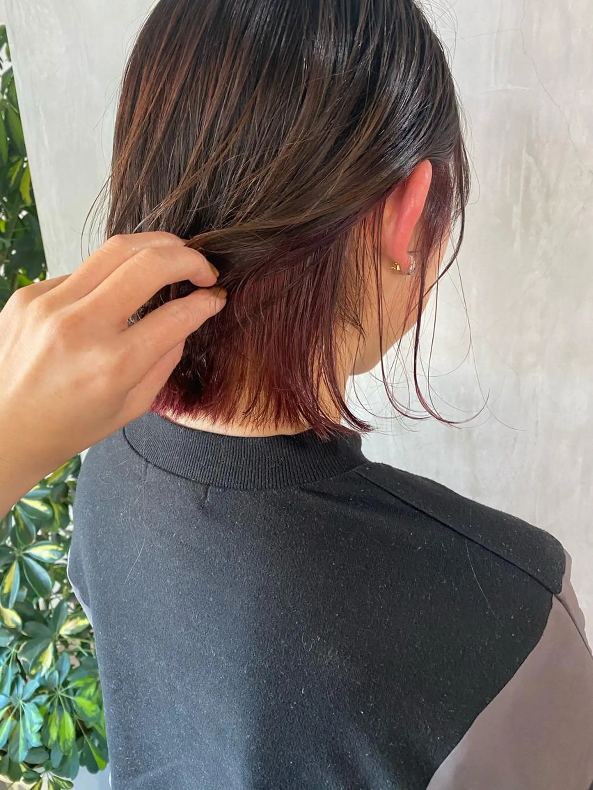 ショート カラー ヘアアレンジ stylist/蛯谷 珠里のヘアスタイル