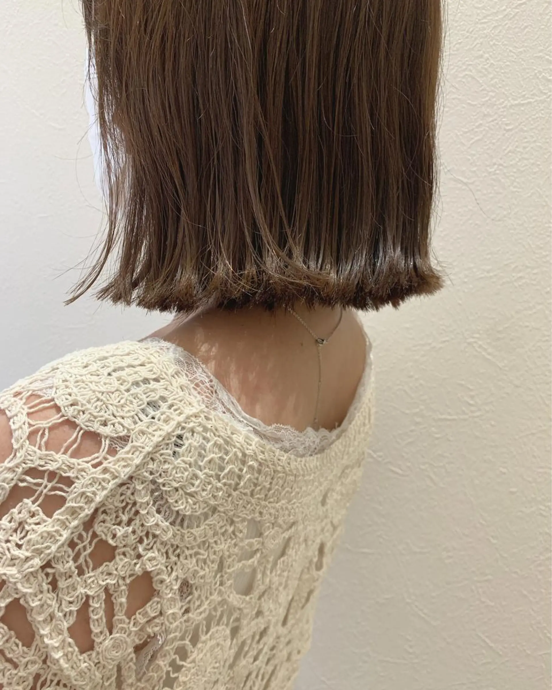 ミディアム カラー カット ヘアカラー トリートメント hub hair レイヤー/透明感のヘアスタイル