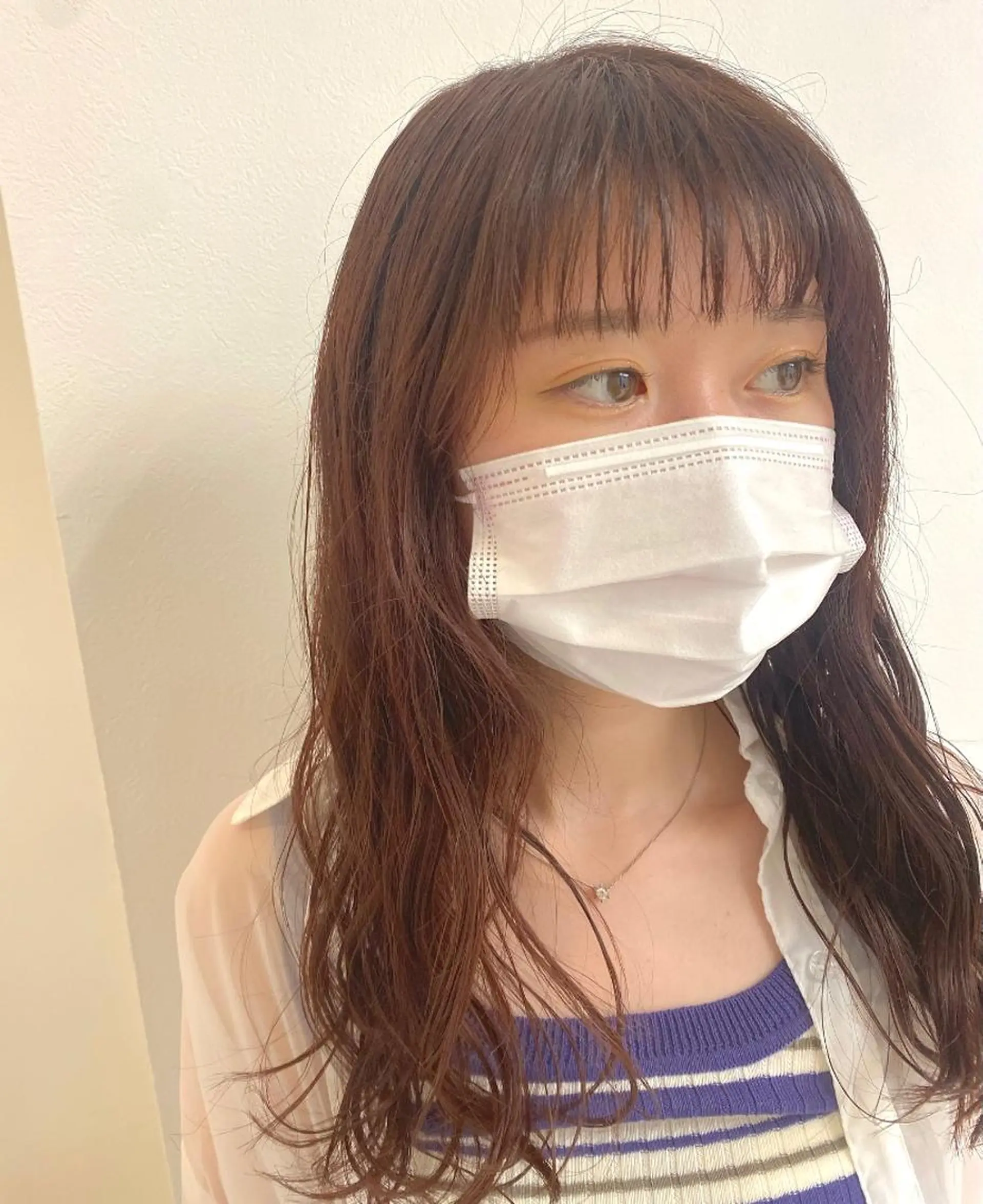 ロング カラー 安永 涼のヘアスタイル