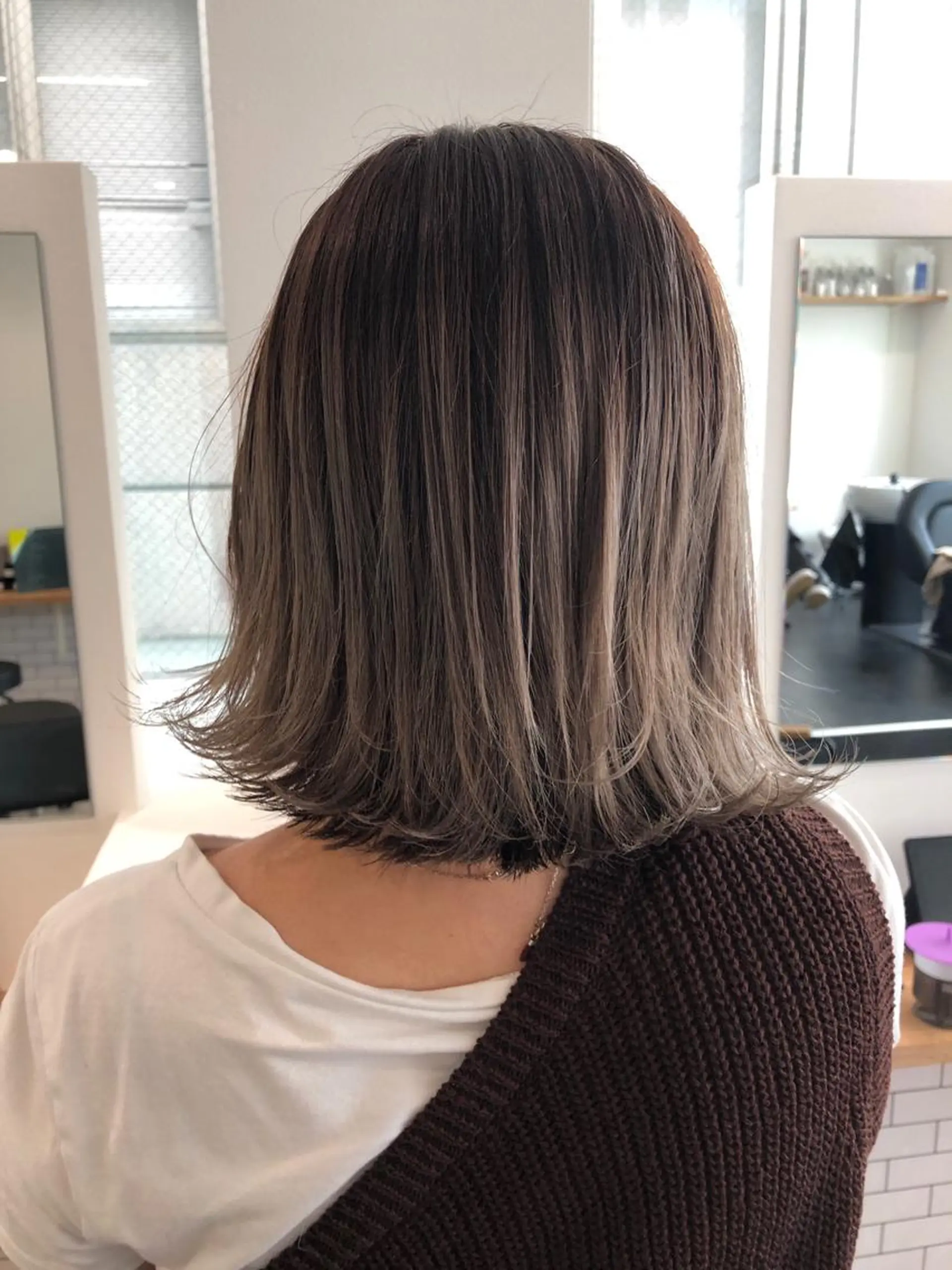 ショート カラー カット ヘアカラー トリートメント JILBLAN京都 ショート/ハイライトのヘアスタイル