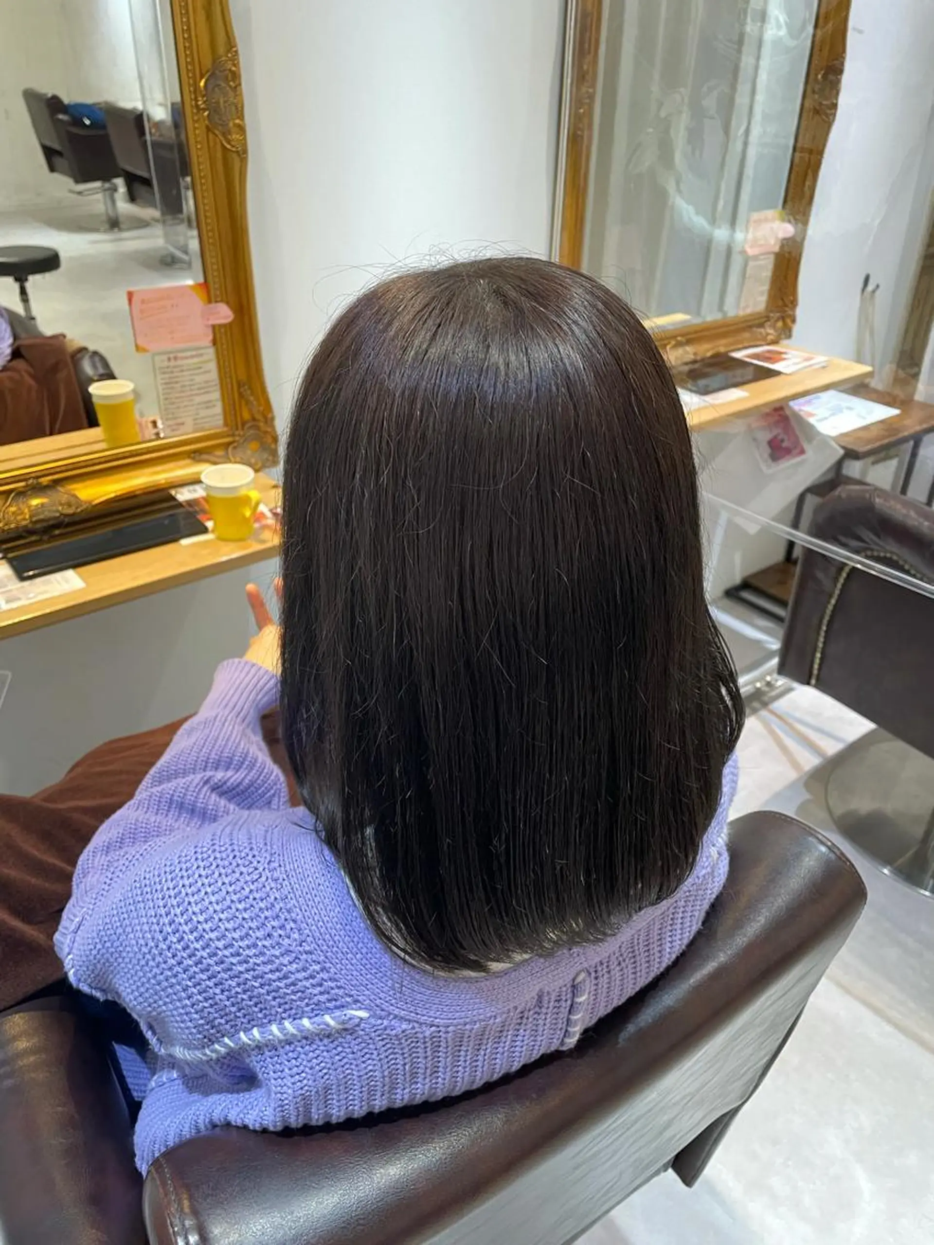 ミディアム アッシュ ツヤカラー🫧 Saeのヘアスタイル