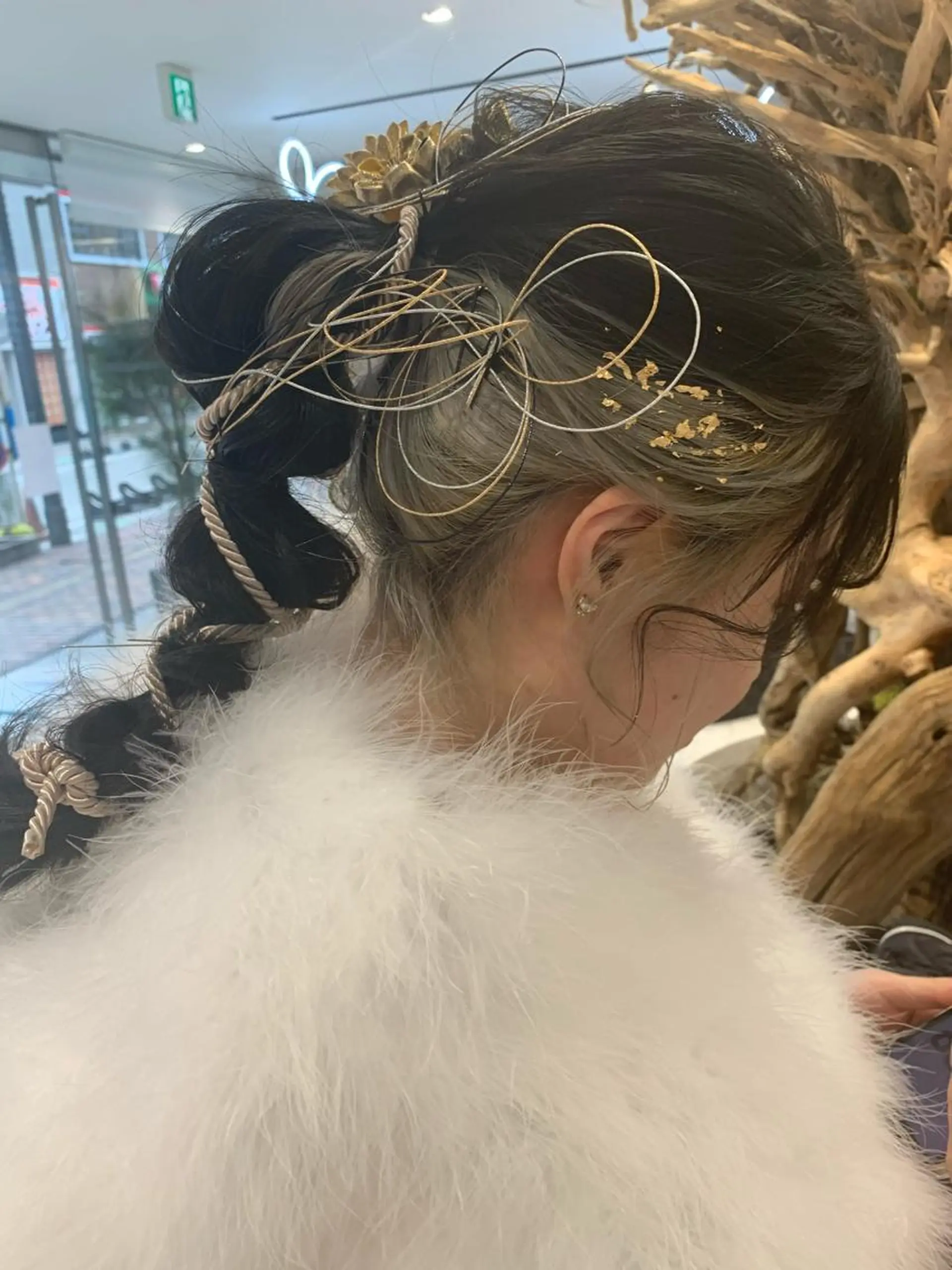 ロング ヘアアレンジ 平野 優奈のヘアスタイル