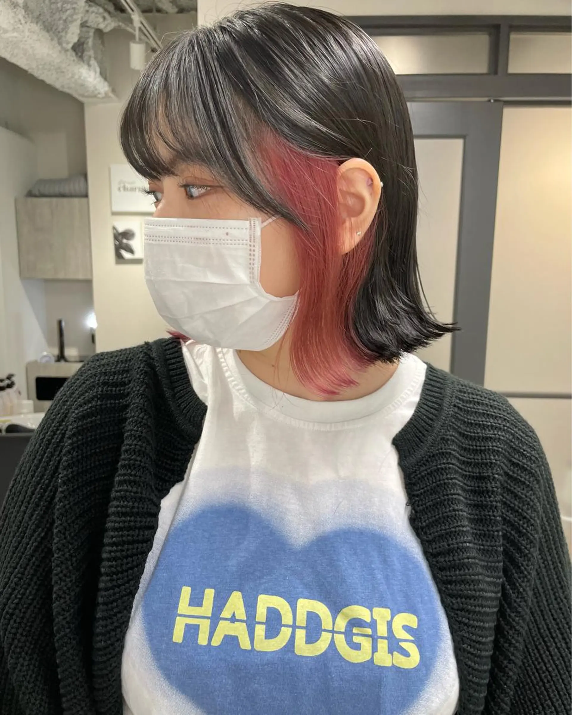 ミディアム ヘアカラー 🌸インナーカラー 🌸藤井春華のヘアスタイル