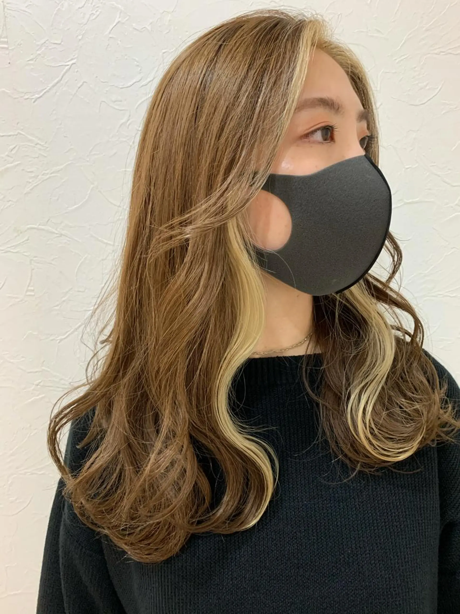 セミロング カラー カラー特化型美容師 保住のヘアスタイル