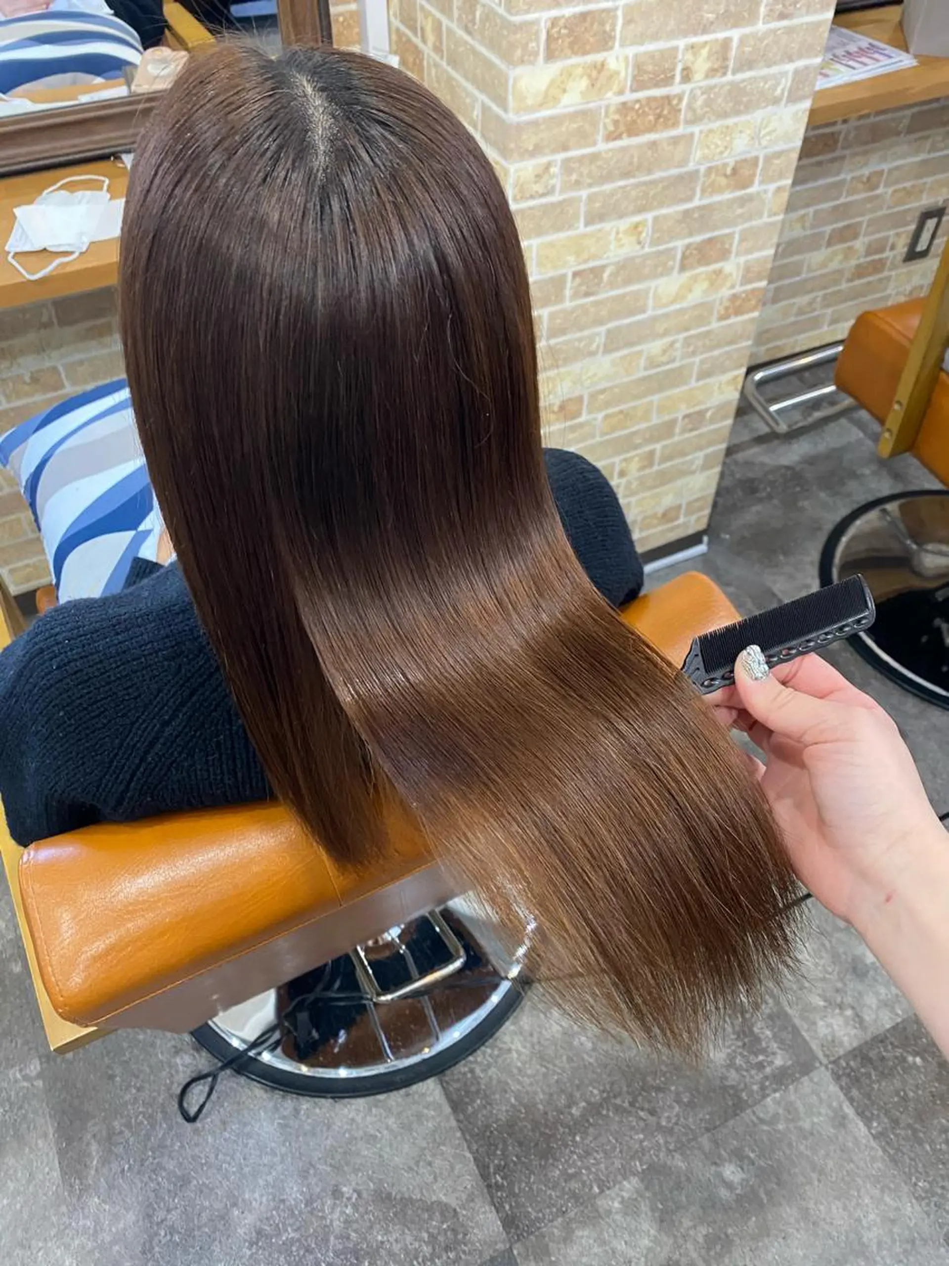 セミロング 美髪ヘア 🤍erikaのヘアスタイル