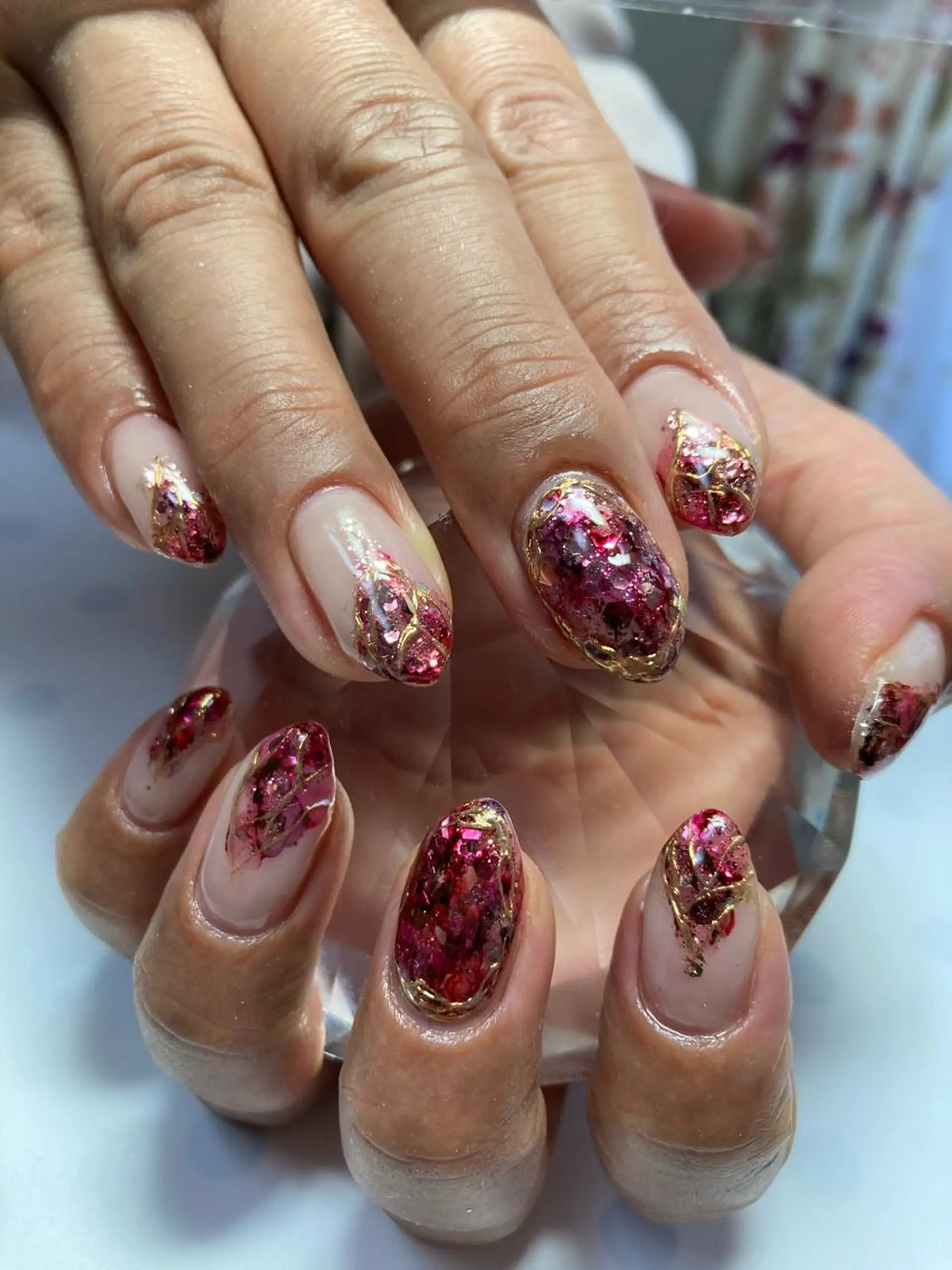 ミディアム ネイル nail yukkoのネイルデザイン