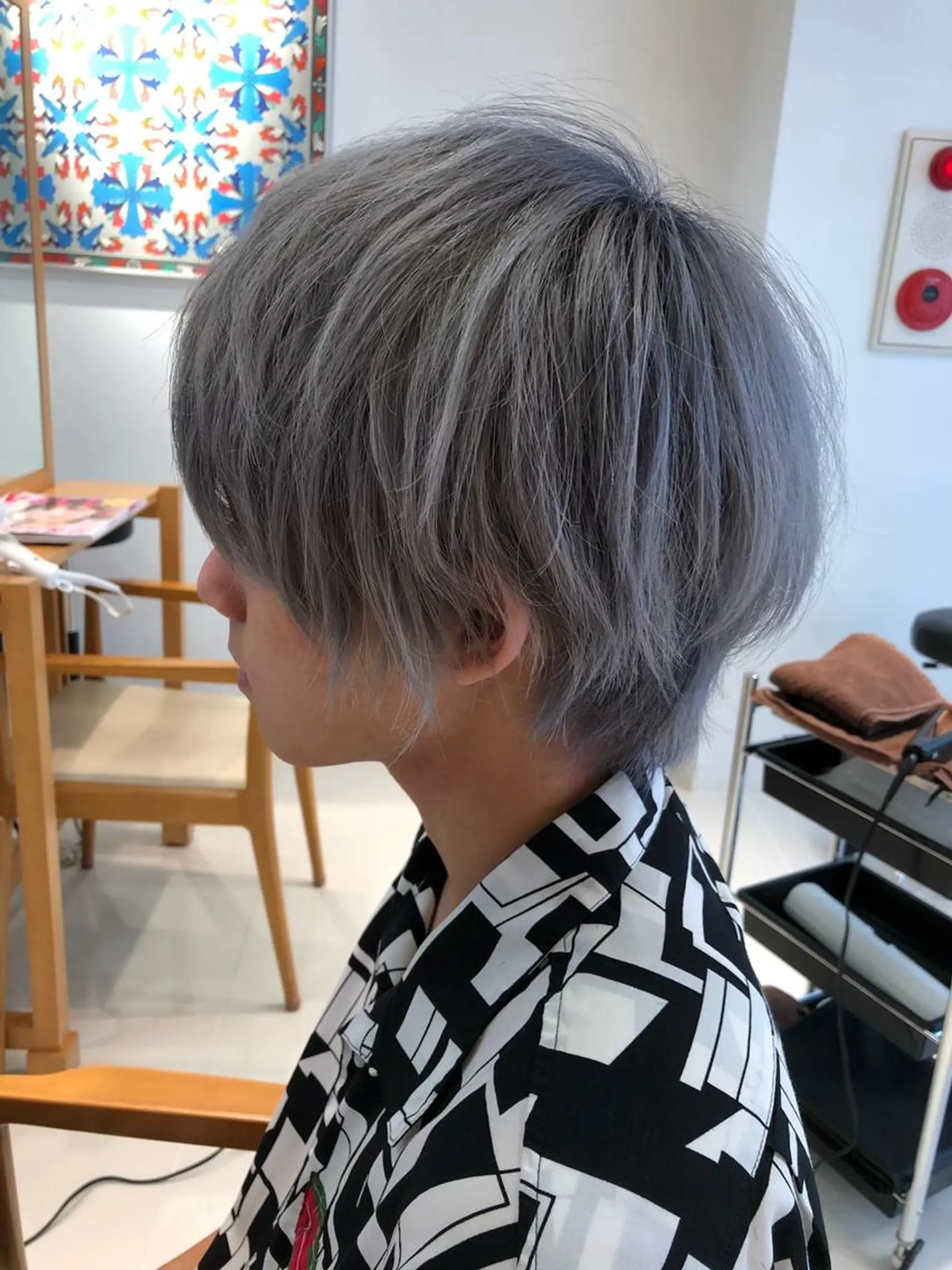 ショート カラー ヘアアレンジ メンズ メンズブリーチ メンズ韓国風 韓国マッシュ マッシュ ツーブロック 𝐑𝐈𝐍𝐊𝐀 🐷🖤のヘアスタイル