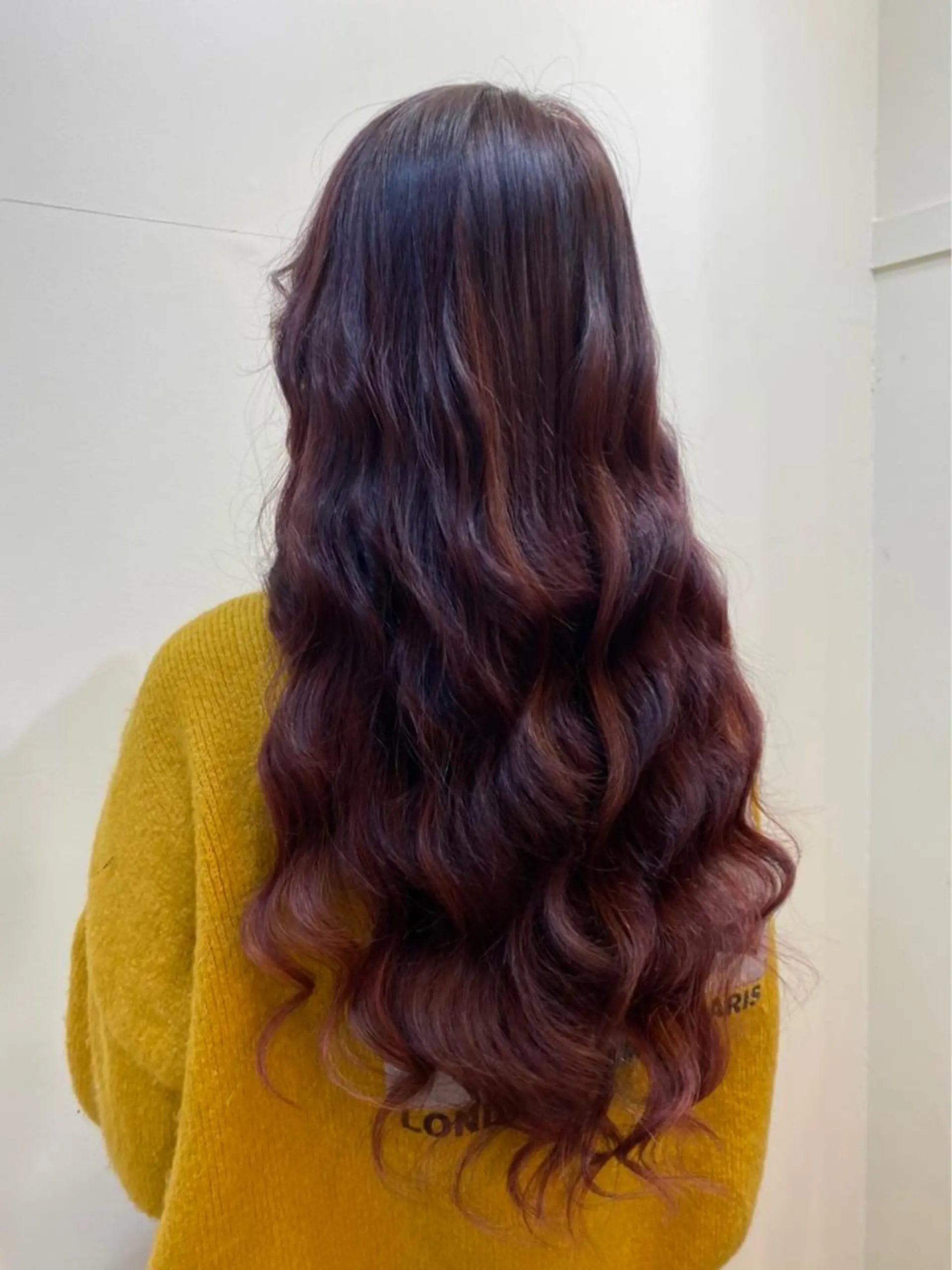 ロング カラー シールエクステ バレイヤージュ ブリーチ ケアブリーチ ダブルカラー ヘアカラー エクステ WEST OLAND加藤圭介のヘアスタイル