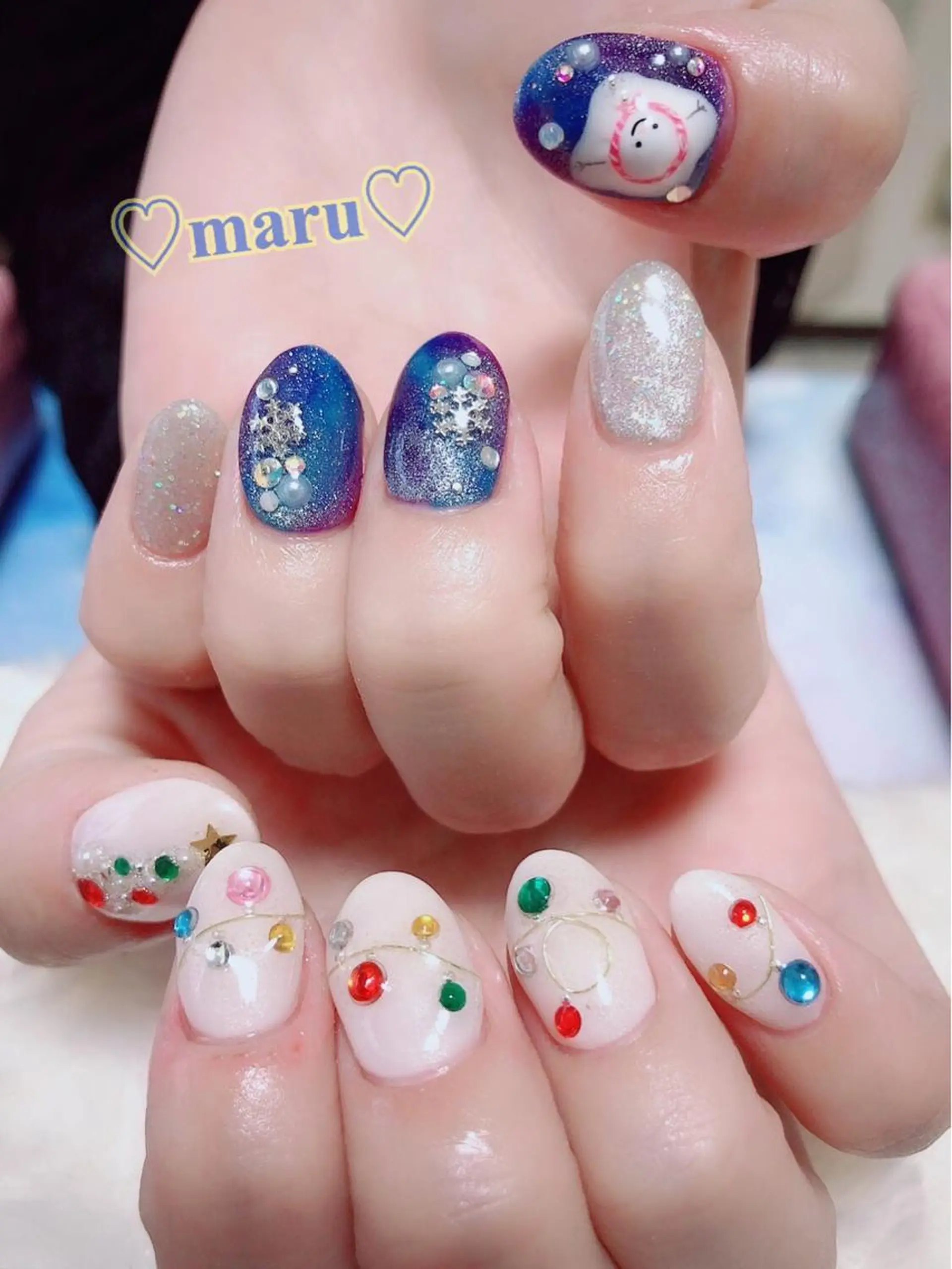 ネイル ハンドネイル フットネイル まるみ ♡のネイルデザイン