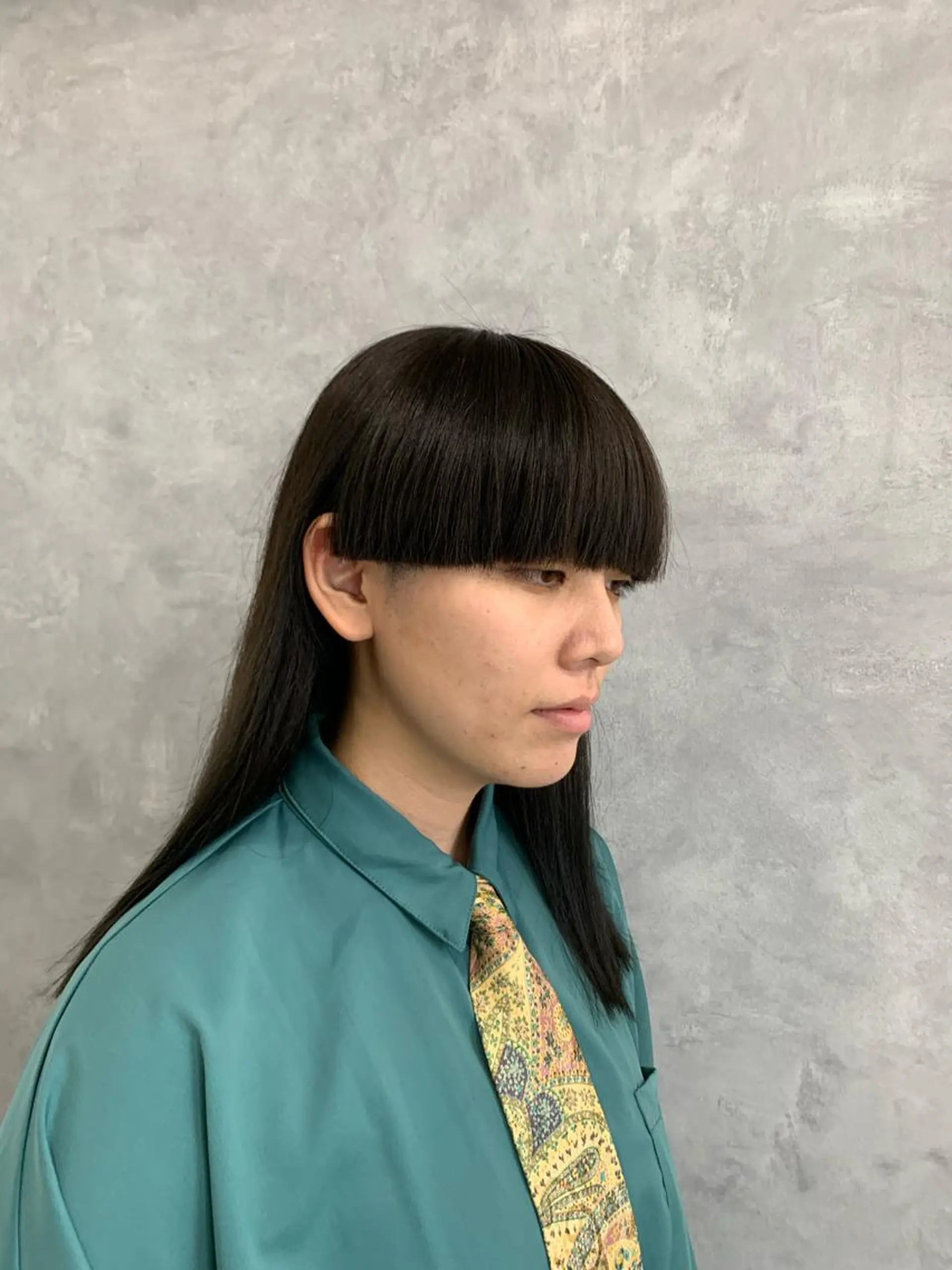 ロング カラー charme溝の口所属・チバ ヒロトのヘアスタイル