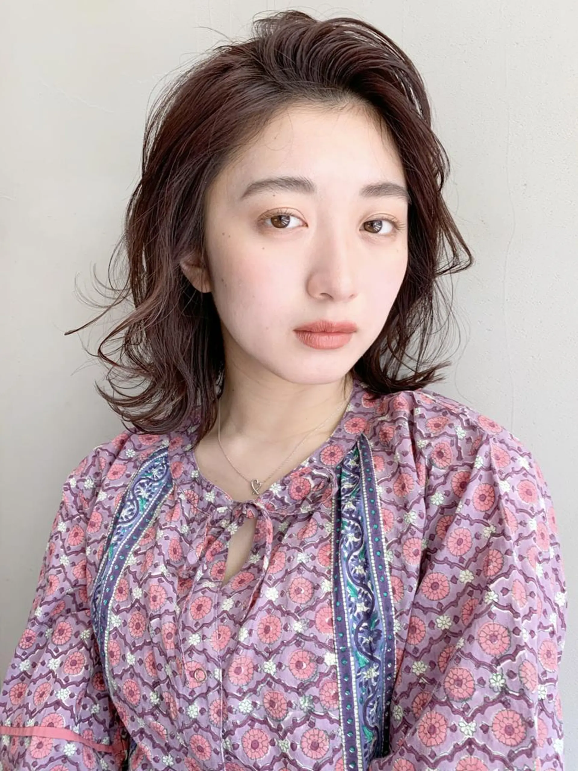 ミディアム カラー パーマ ヘアアレンジ ITbyALBUM 中野店のヘアスタイル