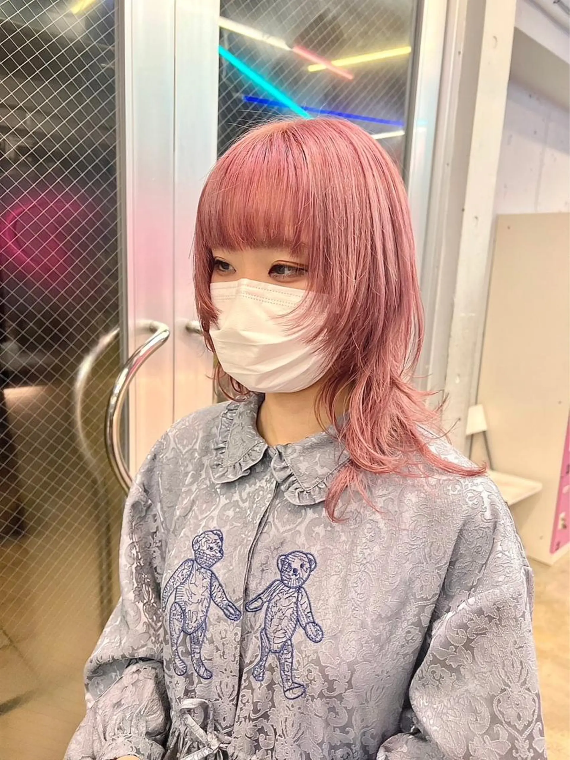 セミロング カット ヘアカラー 💥ウルフカット デザインあんな💥のヘアスタイル