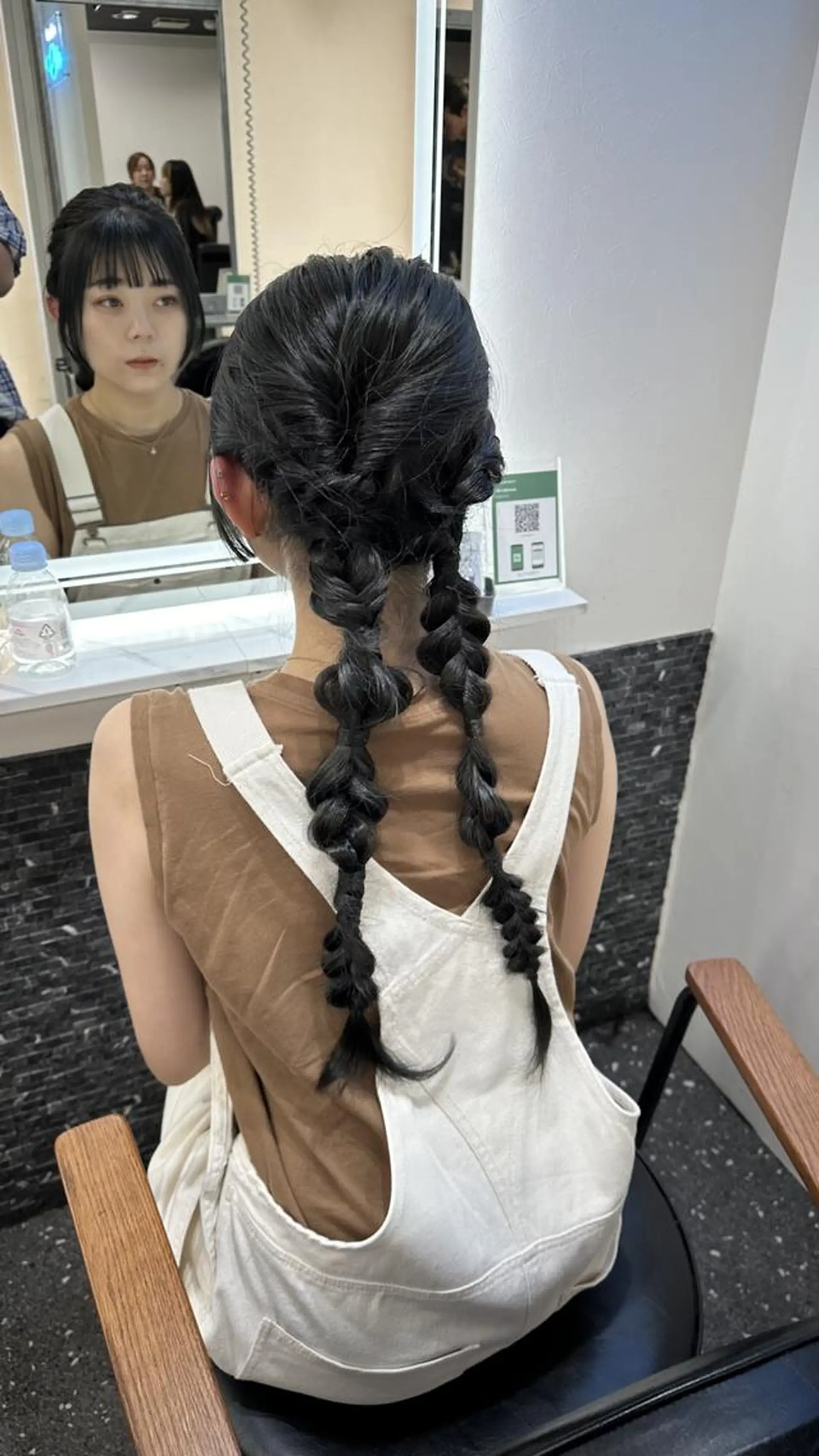 ロング カラー 韓国レイヤーカット要 暗透カラー📓吉祥寺のヘアスタイル