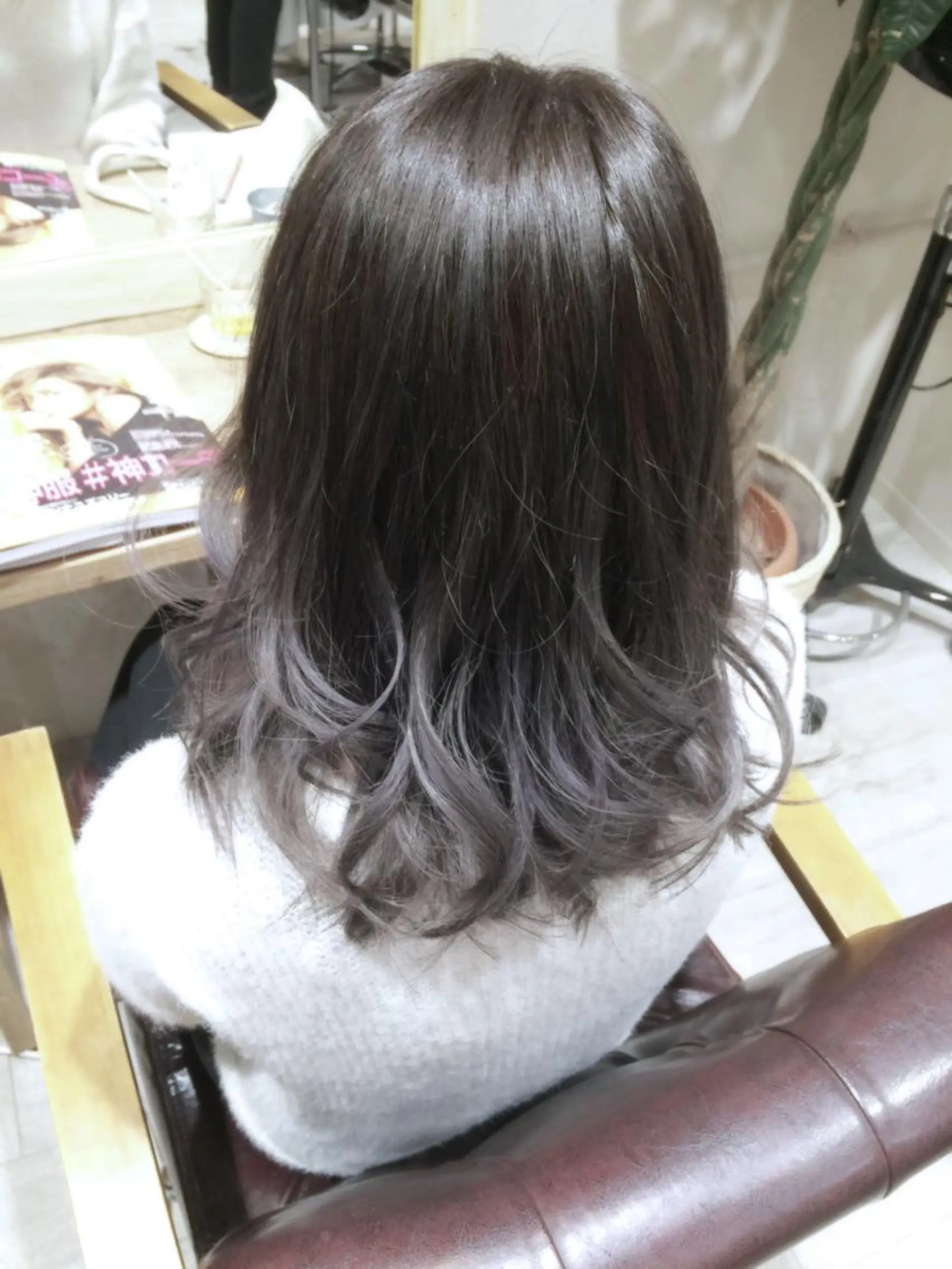 セミロング カラー パーマ ヘアアレンジ メンズ キッズ ネイル マツエク・マツパ ヘアカラー バレイヤージュ/ 髪質改善/渡邉悟🌱のヘアスタイル