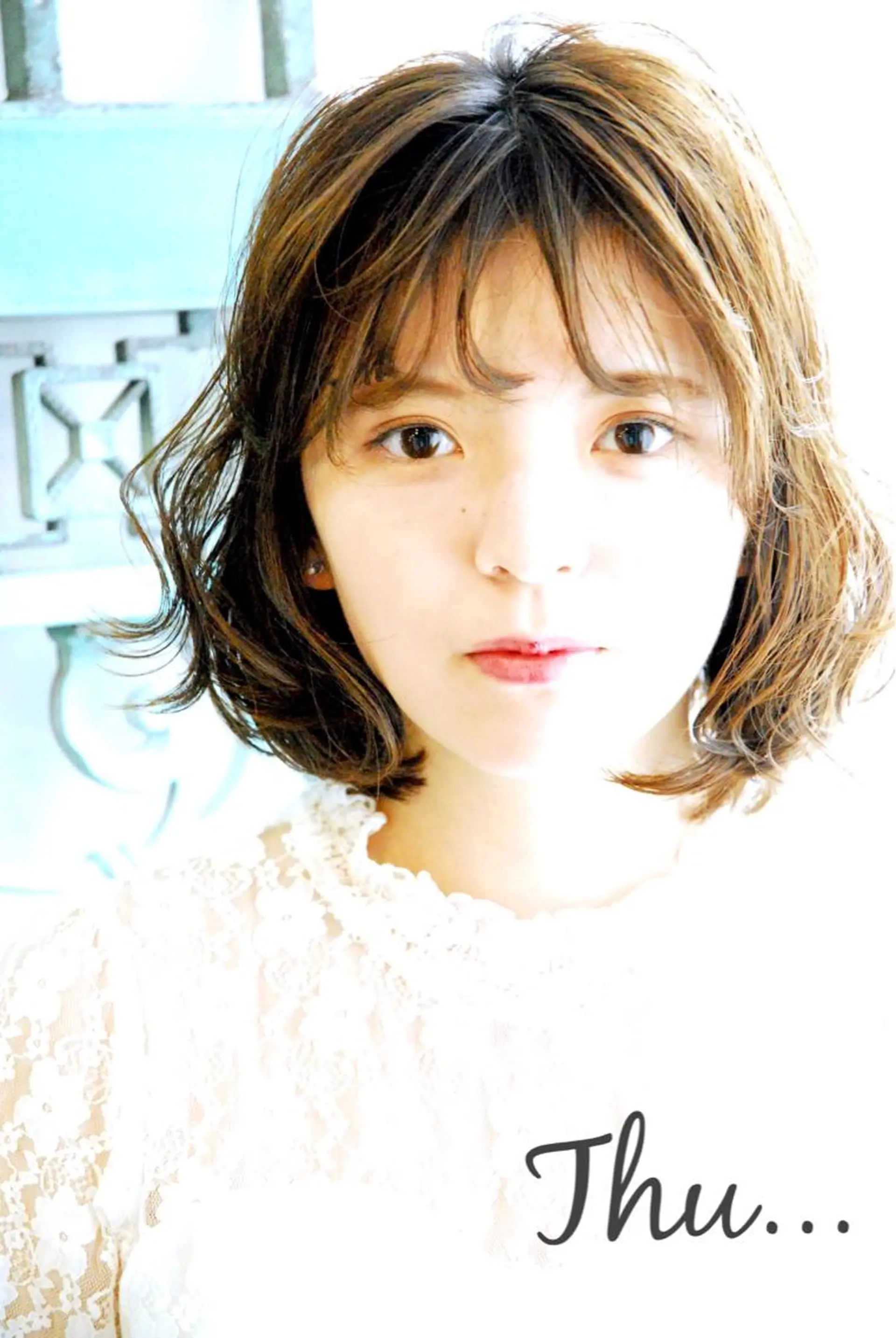 ショート カラー パーマ ヘアアレンジ 表参道Lise おおいしおりのヘアスタイル