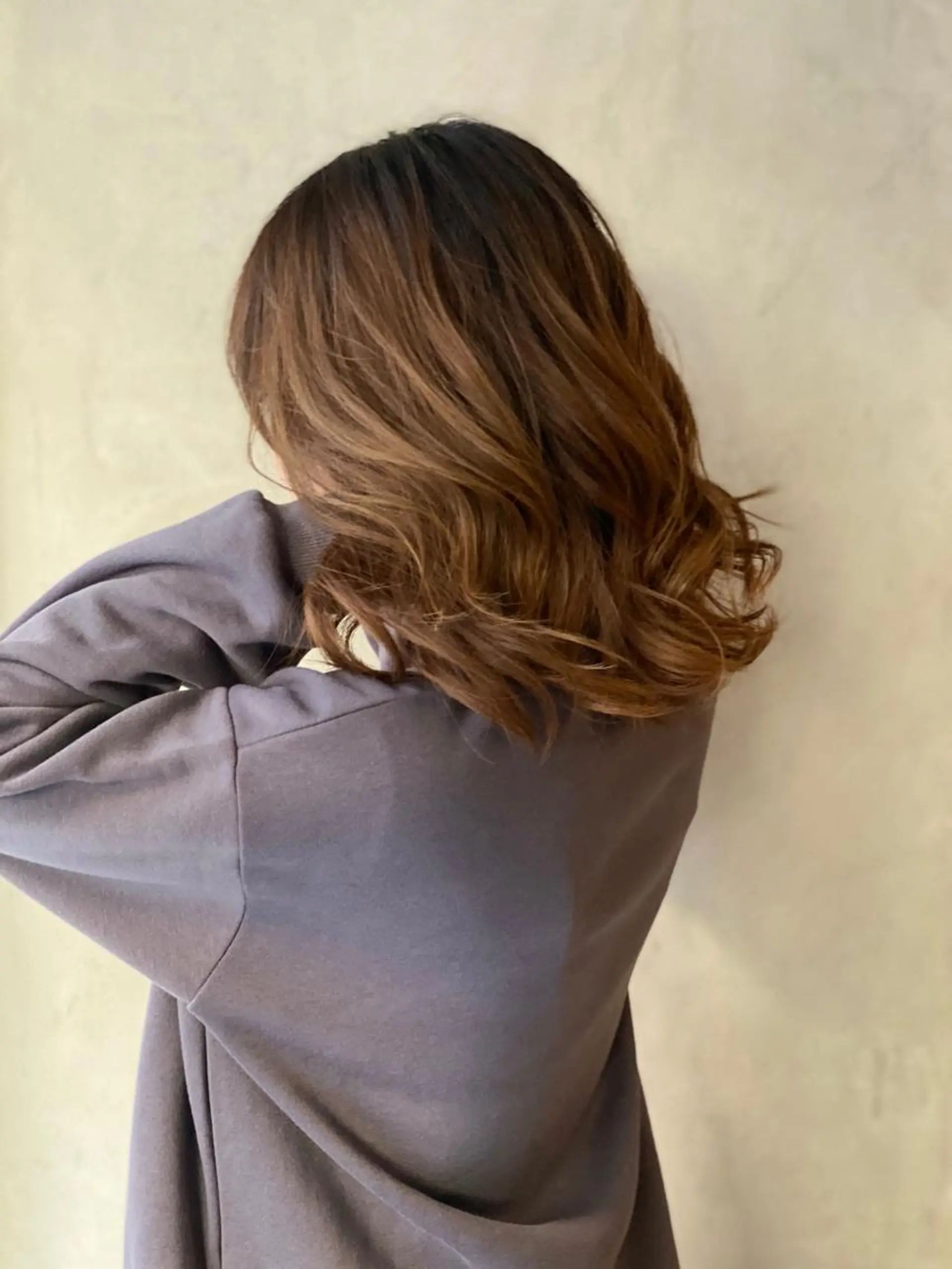 セミロング レイヤーカット カット ヘアカラー トリートメント ✨美髪矯正の専門家✨ 髪質改善　松村のヘアスタイル