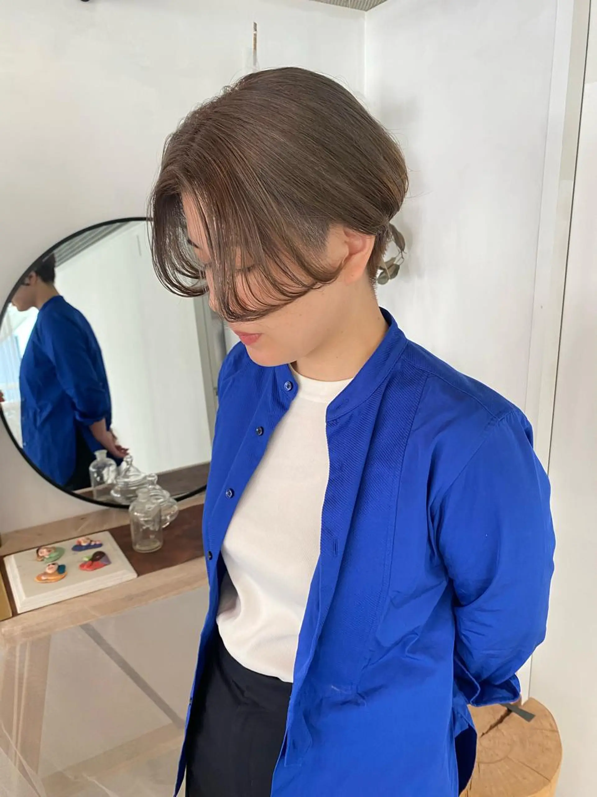 ショート カラー 🌻名古屋🌻 🫧ハイトーン🫧のヘアスタイル