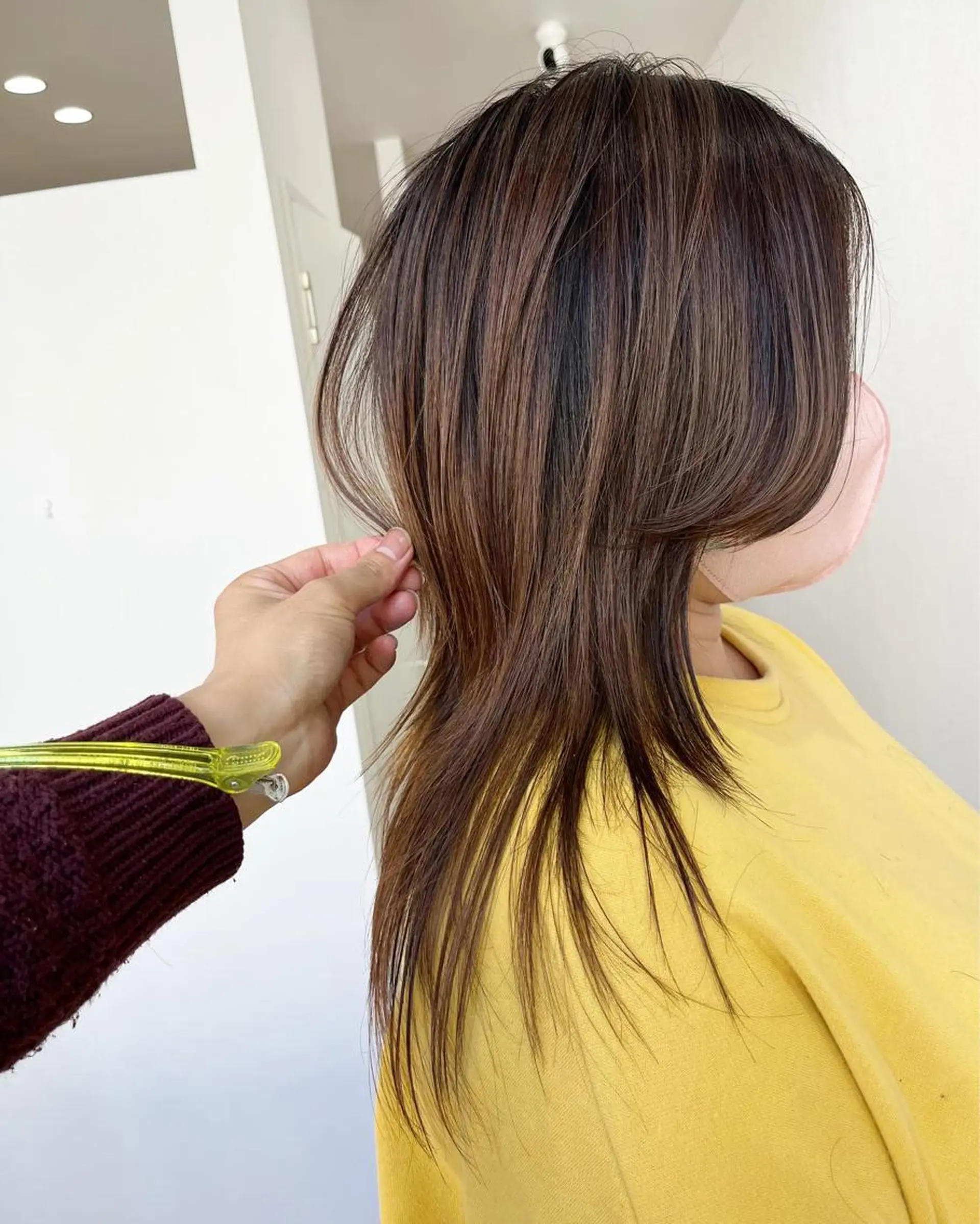 ロング ロング ウルフカット ショート&ボブ井上 菜樹のヘアスタイル