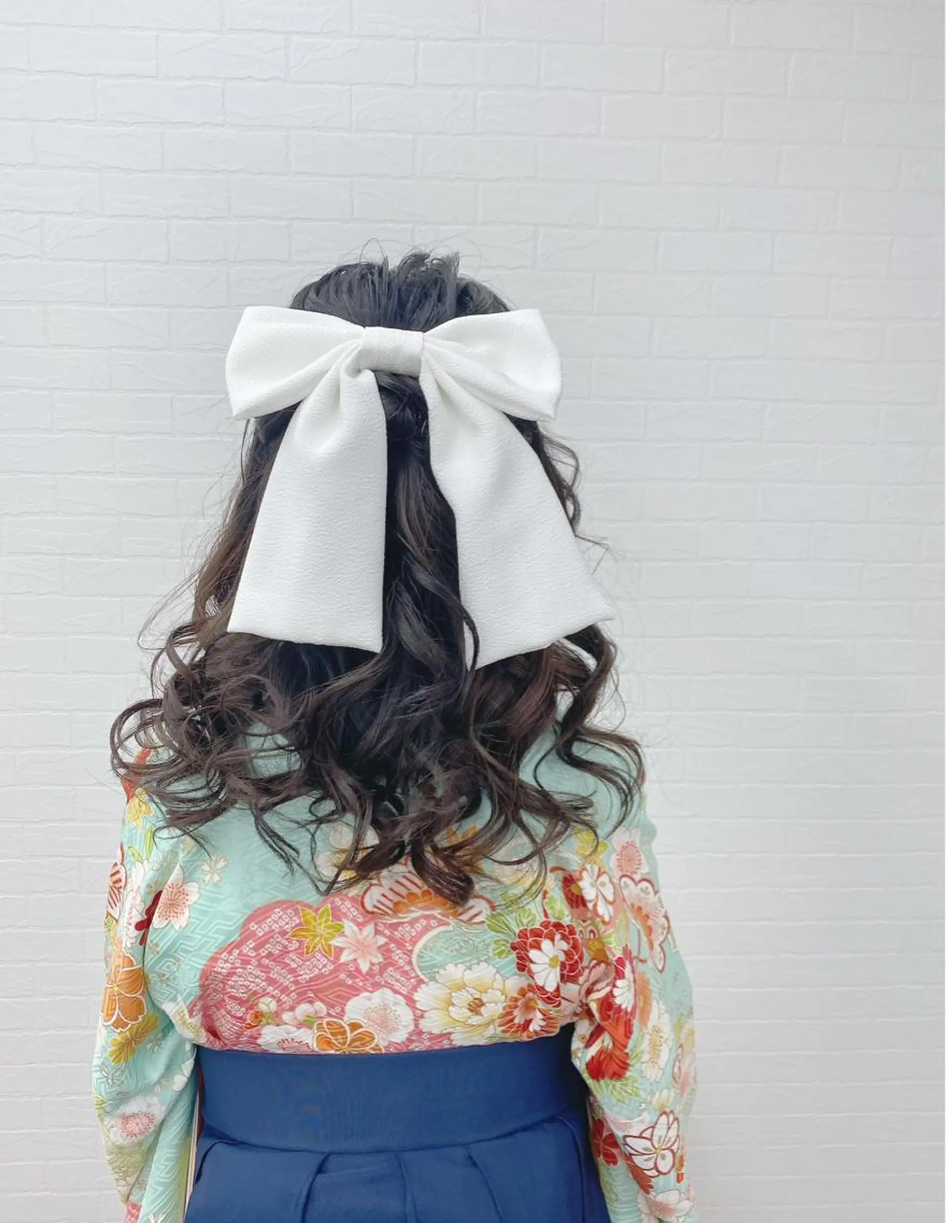 セミロング ヘアアレンジ ハーフアップ ヘアセット GRANLUSSO 〜グランルッソ駅前店所属・木口 嘉美のヘアスタイル