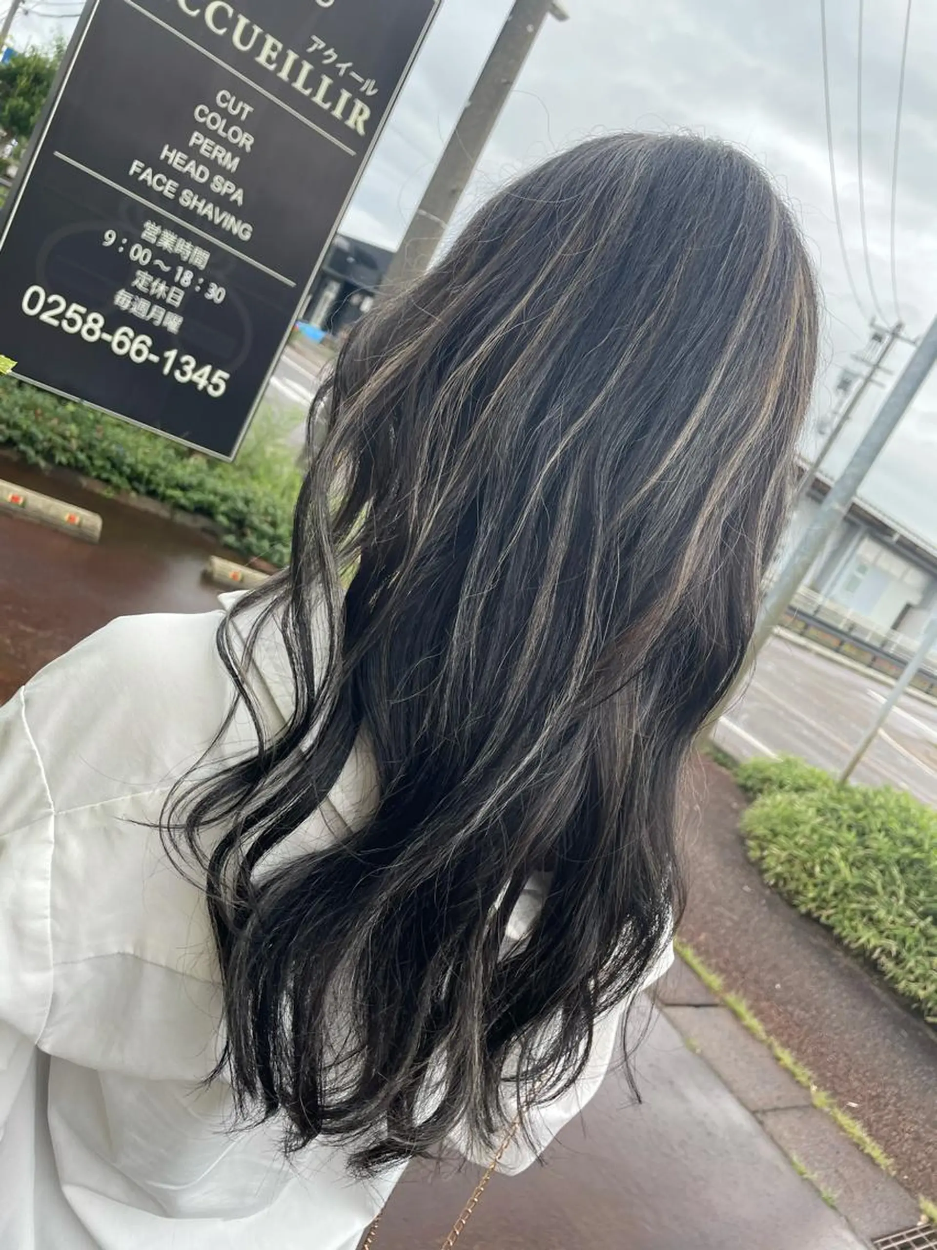 ロング ハイライト 齋藤成/ ECLAT HAIRのヘアスタイル