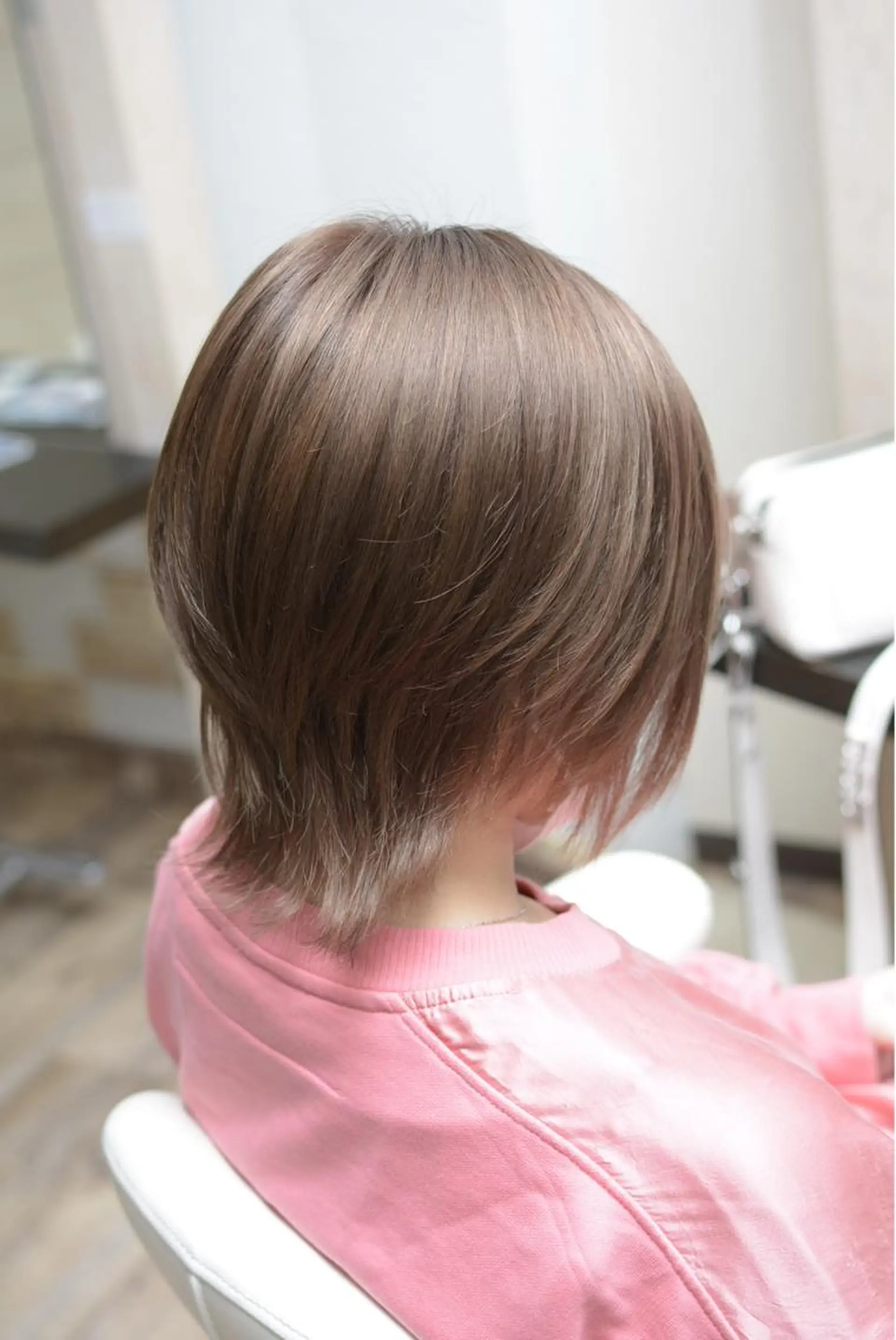 ショート レディース専用🌷咲 の垢抜けブリーチ部屋のヘアスタイル