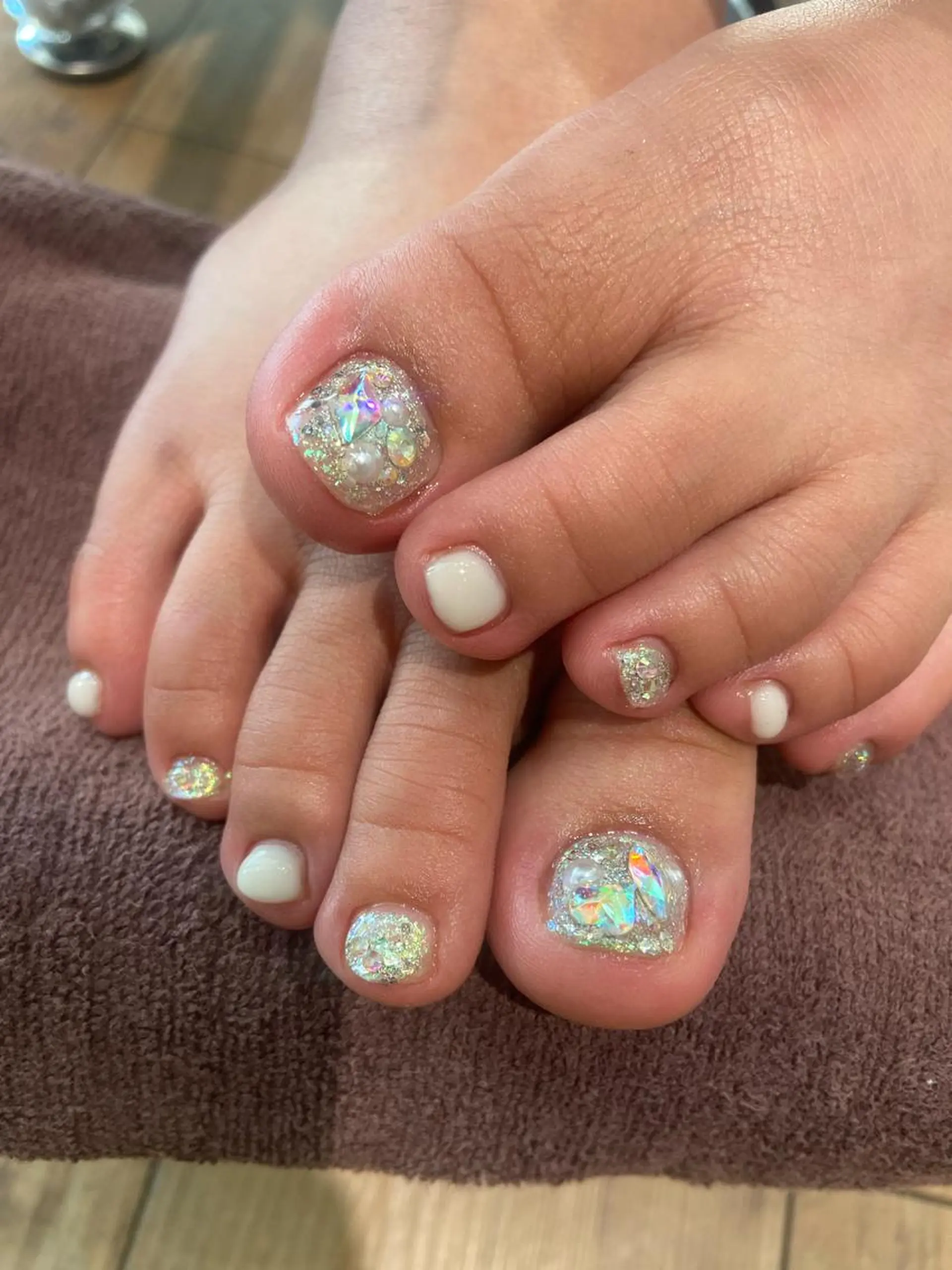 ネイル フットネイル 🧸プルエクステ❤︎ ネイルKAO🧸のヘアスタイル