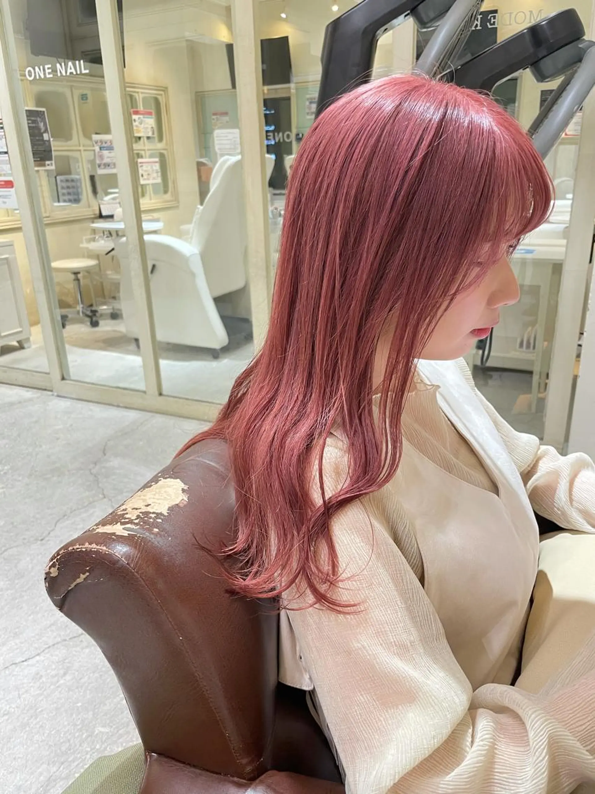 セミロング カラー ボブ/パーマ 古家 佑真のヘアスタイル