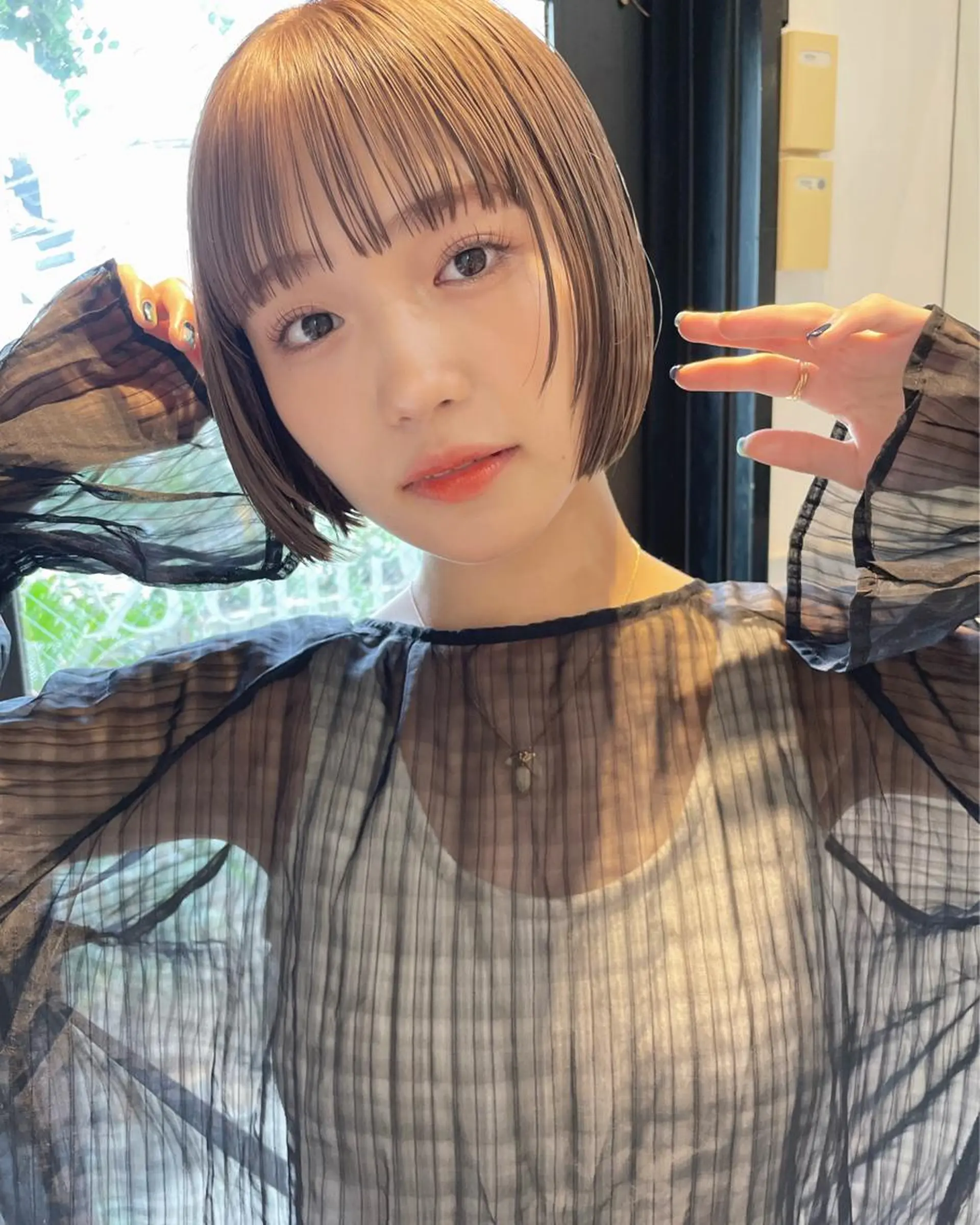 ショート カラー 🫧透明感ヘア🫧 🧸竹花　彩希🧸のヘアスタイル