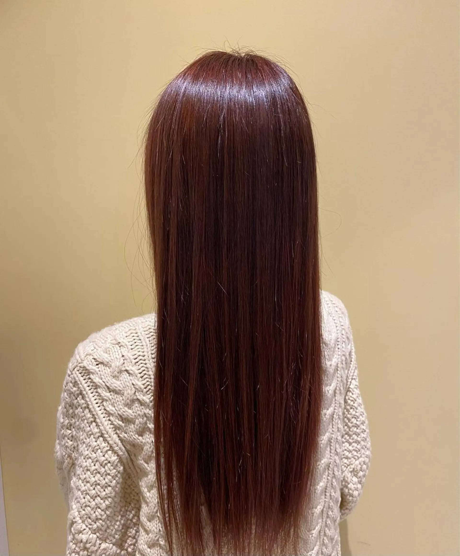 ロング カラー ピンクカラー 髪質改善 床櫻 唯のヘアスタイル