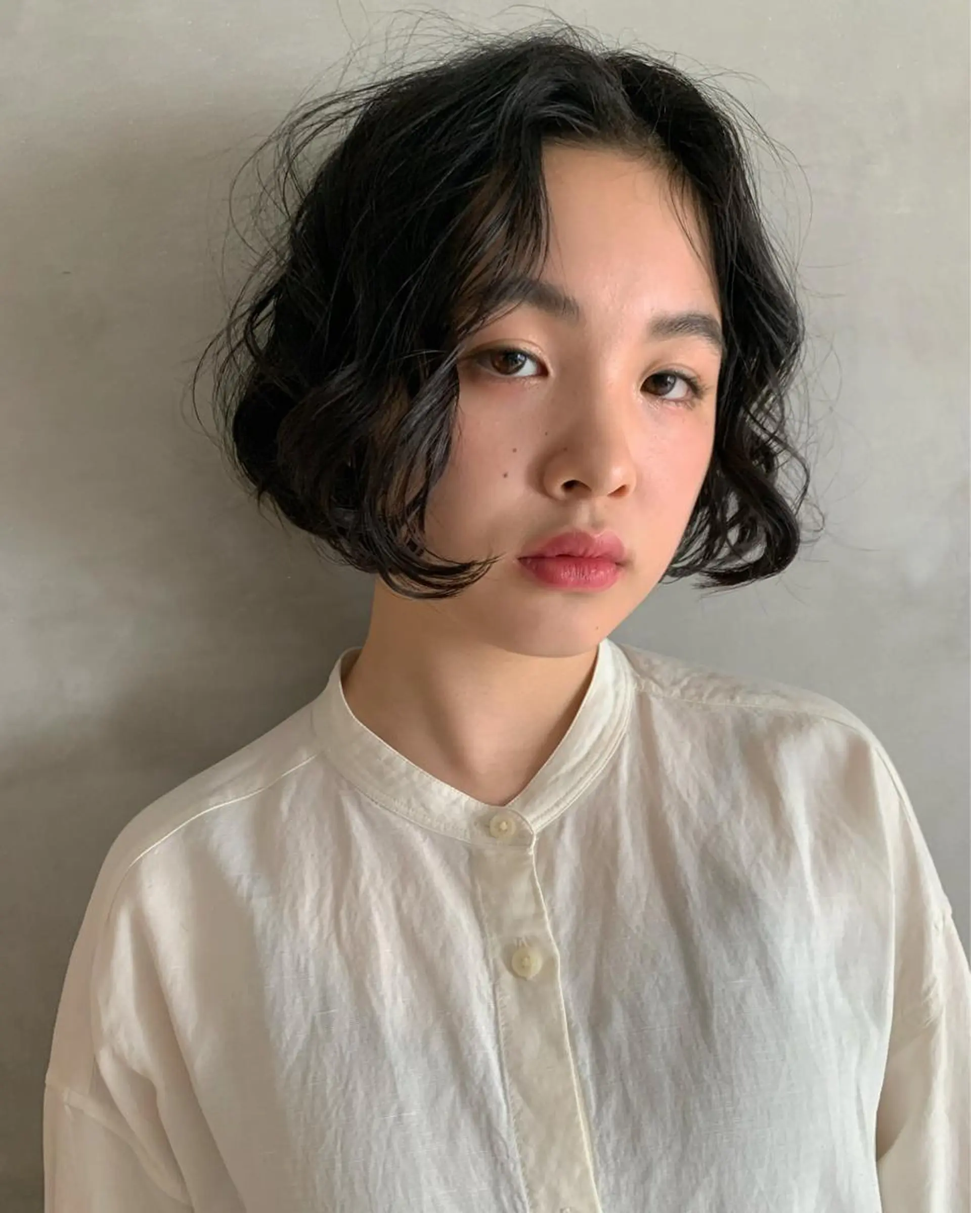 ショート パーマ カット パーマ トリートメント アンニュイヘア🪽 ayumiのヘアスタイル