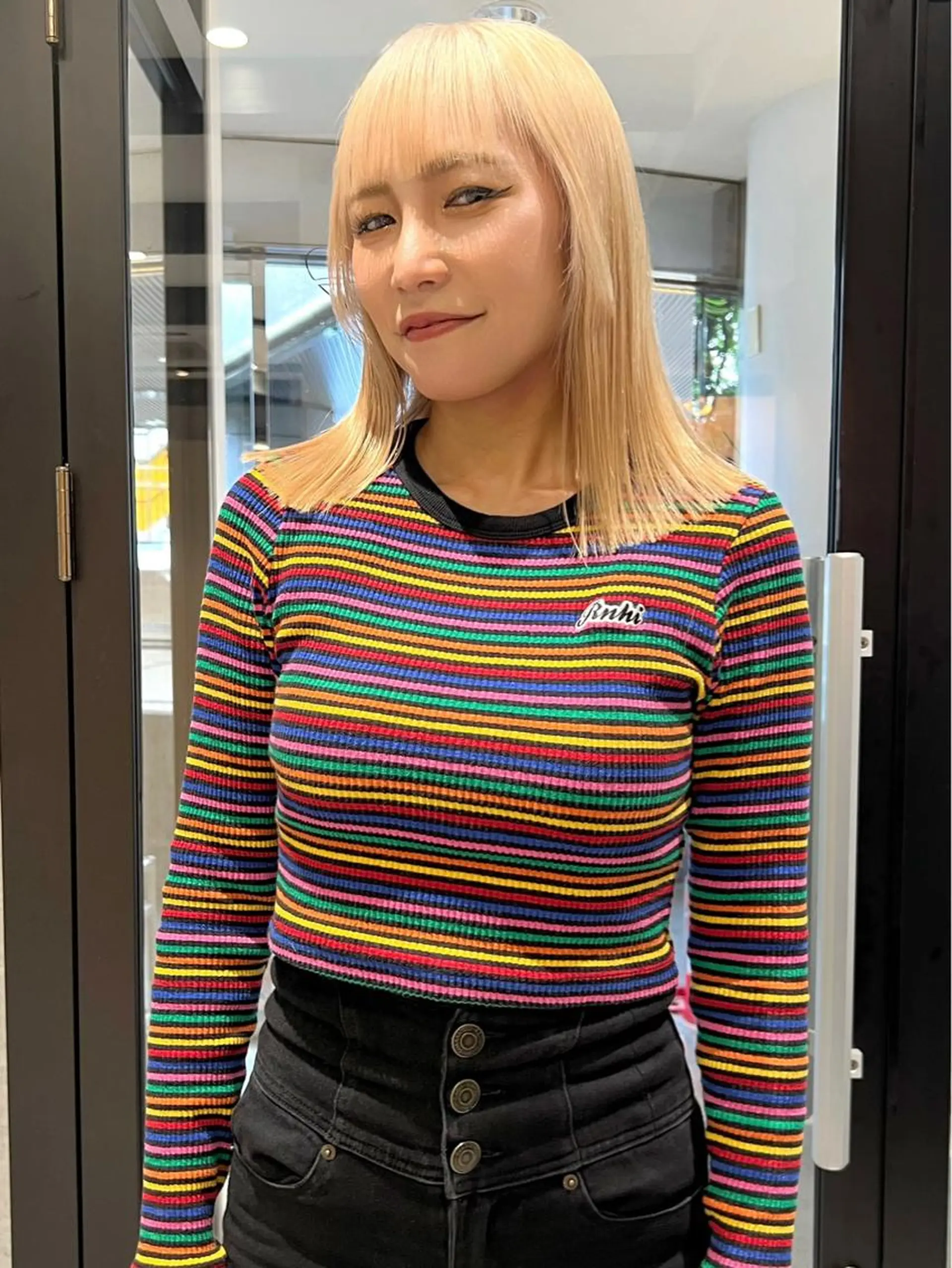 ミディアム カット ヘアカラー トリートメント AI TOKYO　S所属・mizuki 【韓国レイヤー】のヘアスタイル