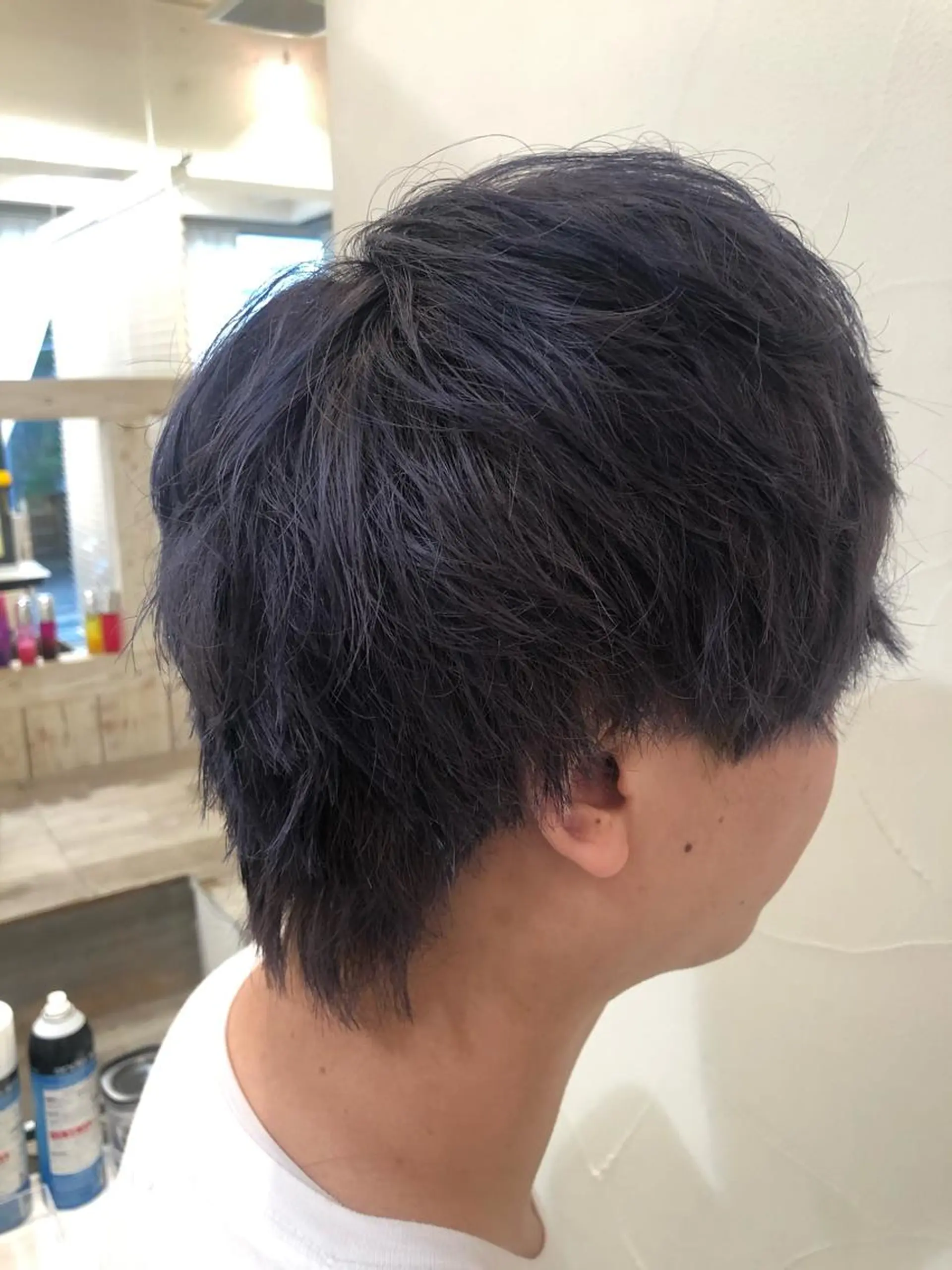 ショート カラー パーマ メンズ メンズサロン💈 吉岡陽【中野】のヘアスタイル