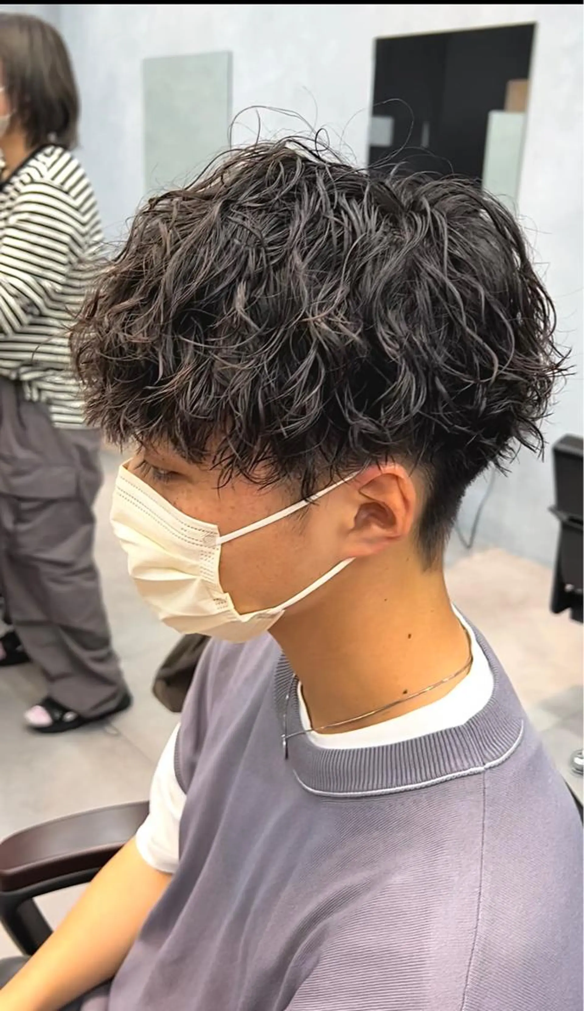 ショート パーマ メンズ カット パーマ 🦩パーマン🦩佐藤 航太のヘアスタイル