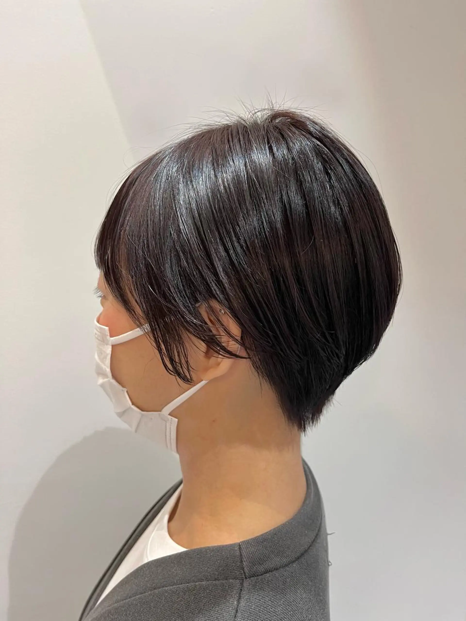 ショート カラー 丸みショート ショートヘア 山本 佳奈のヘアスタイル