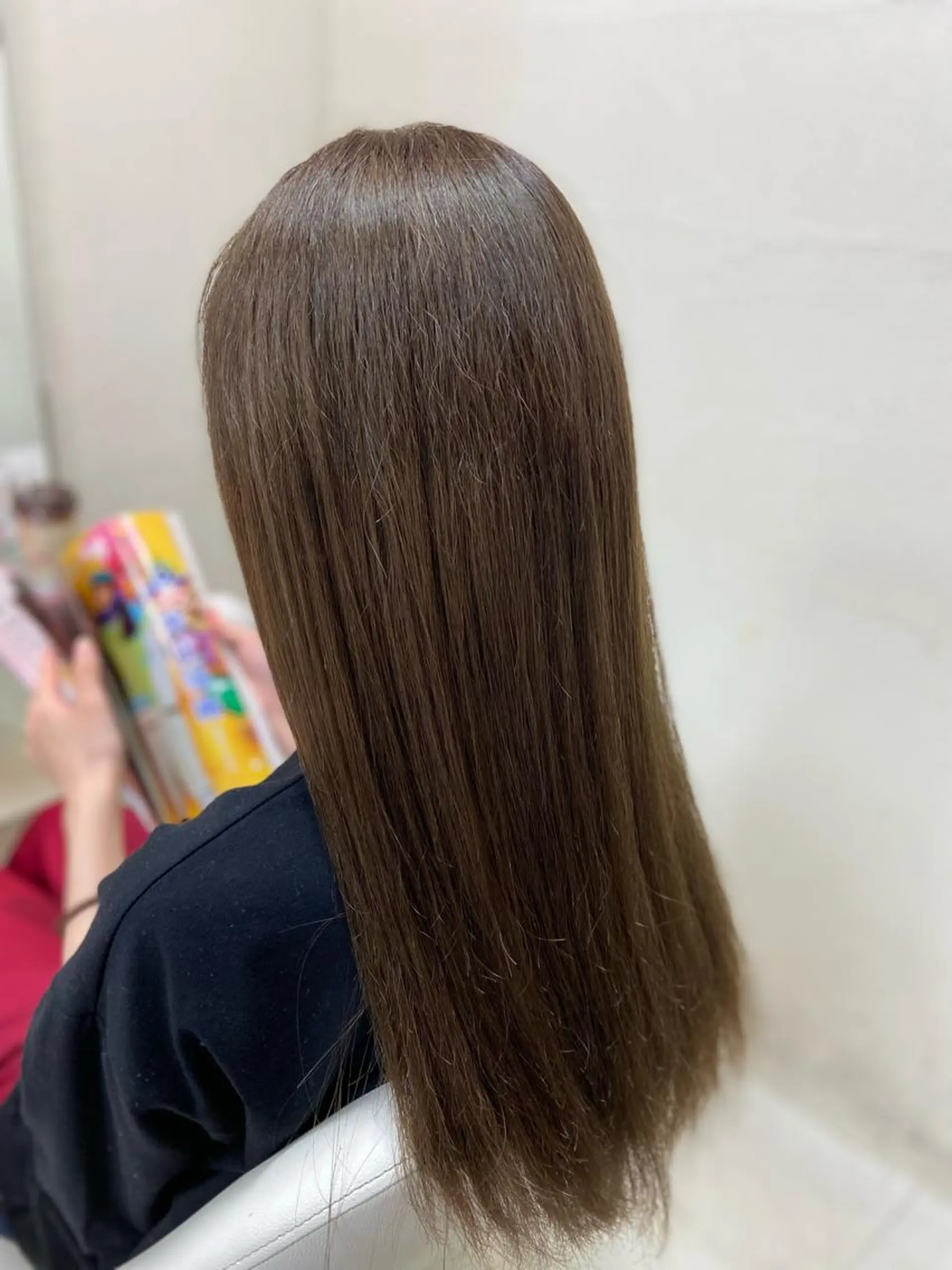 ロング カラー ブリーチ ブラウンカラー ハイトーンカラー カット ヘアカラー トリートメント 菊地 美憂のヘアスタイル