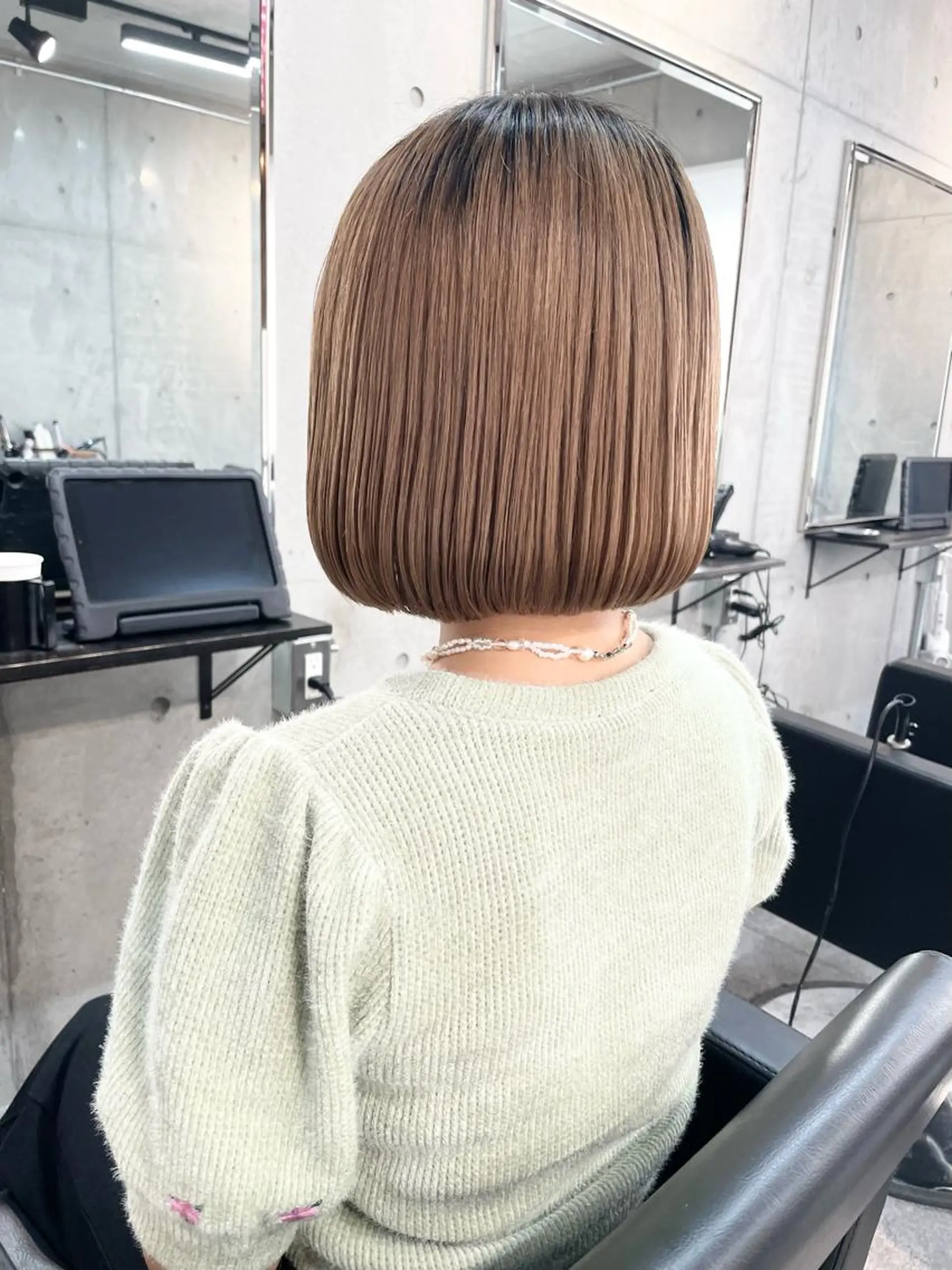 ショート カラー ショートボブ ハンサムショート アディクシーカラー イヤリングカラー ハイライトカラー カット ヘアカラー トリートメント ショートボブ縮毛矯正 髪質改善のプロ山道潤のヘアスタイル